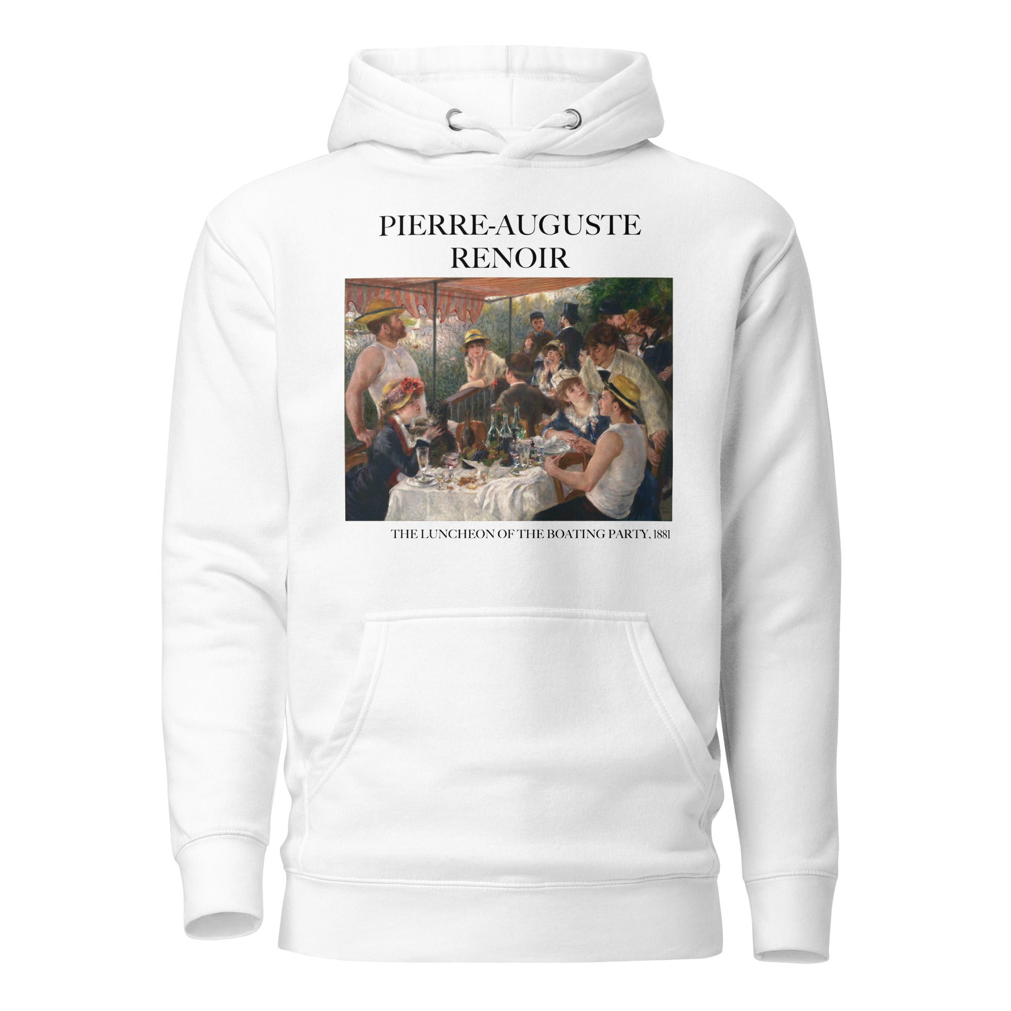 Pierre-Auguste Renoir 'The Luncheon of the Boating Party' Famous Painting Hoodie | Unisex Premium Art Hoodie