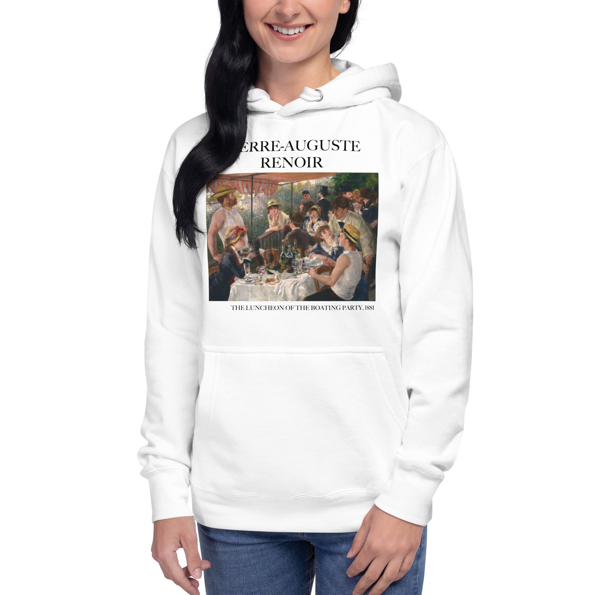 Pierre-Auguste Renoir 'The Luncheon of the Boating Party' Famous Painting Hoodie | Unisex Premium Art Hoodie