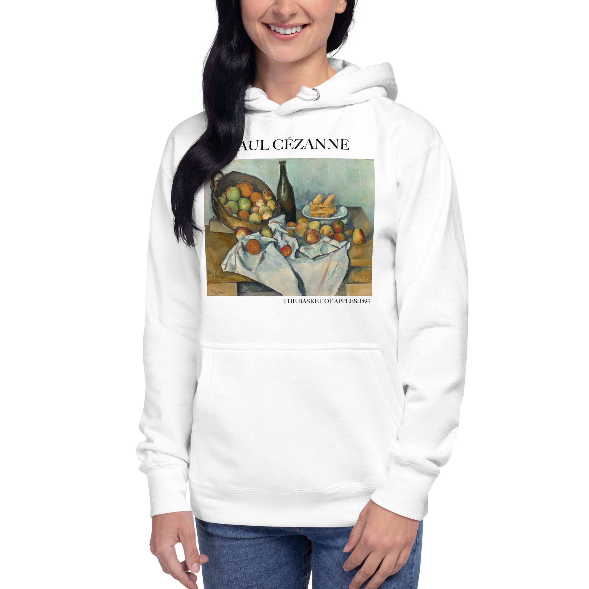 Kapuzenpullover mit berühmtem Gemälde „Der Apfelkorb“ von Paul Cézanne | Unisex-Kapuzenpullover mit Premium-Kunstmotiv