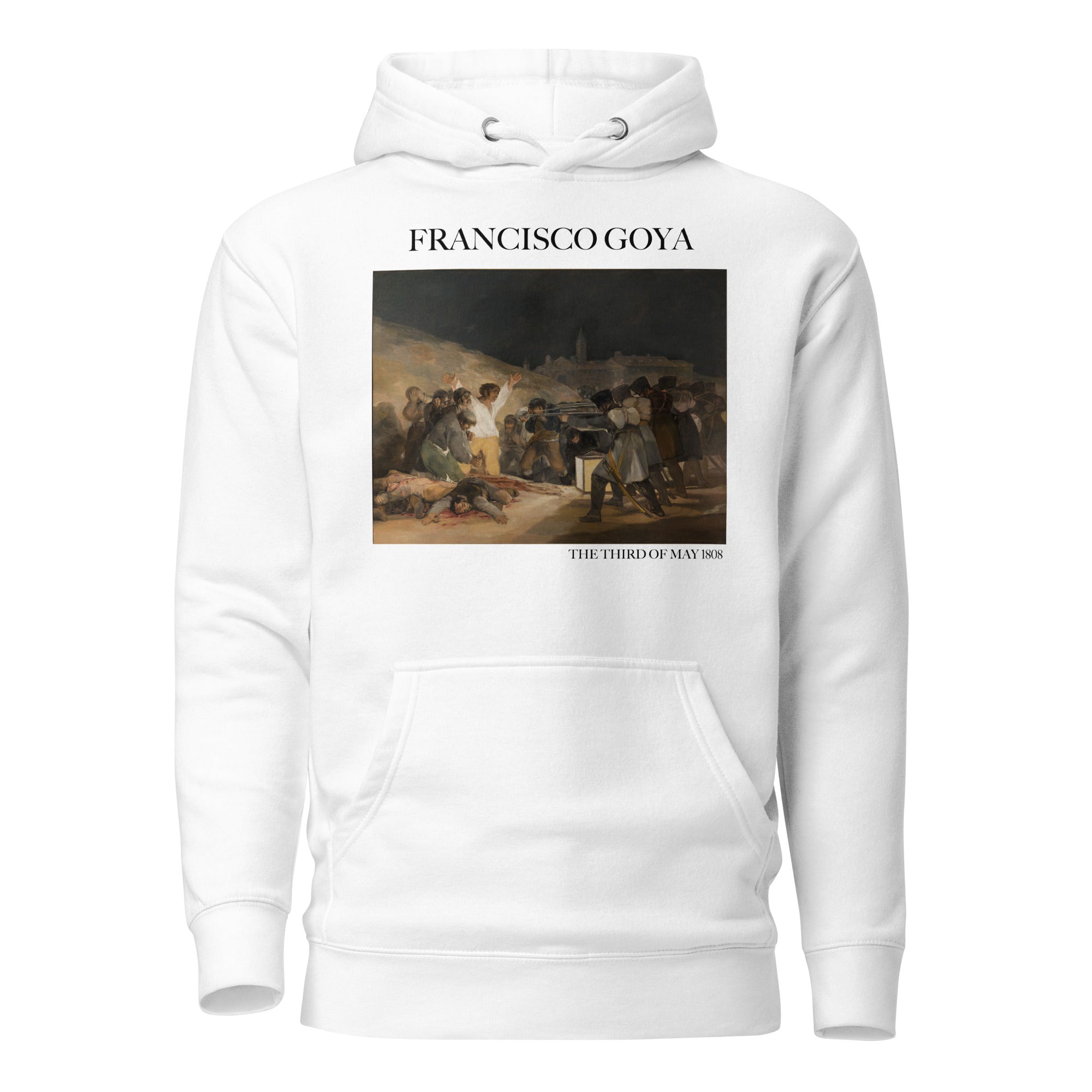 Francisco Goya 'Der dritte Mai 1808' Berühmtes Gemälde Hoodie | Unisex Premium Kunst Hoodie