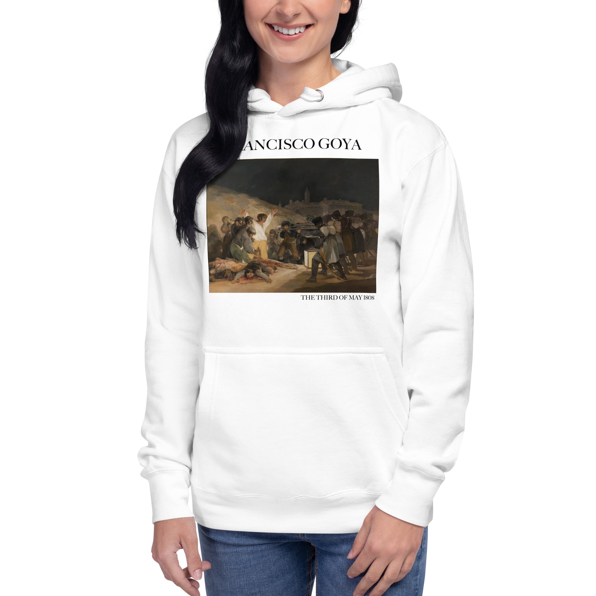 Francisco Goya 'Der dritte Mai 1808' Berühmtes Gemälde Hoodie | Unisex Premium Kunst Hoodie