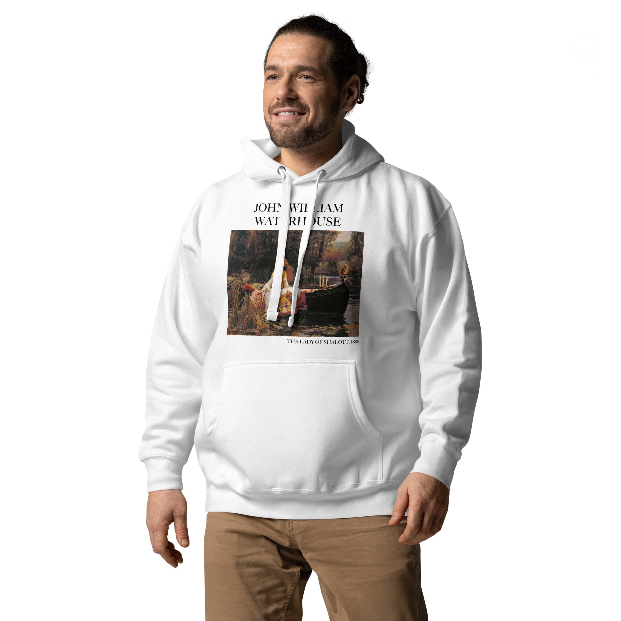 John William Waterhouse 'The Lady of Shalott' Famous Painting Hoodie | Unisex Premium Art Hoodie