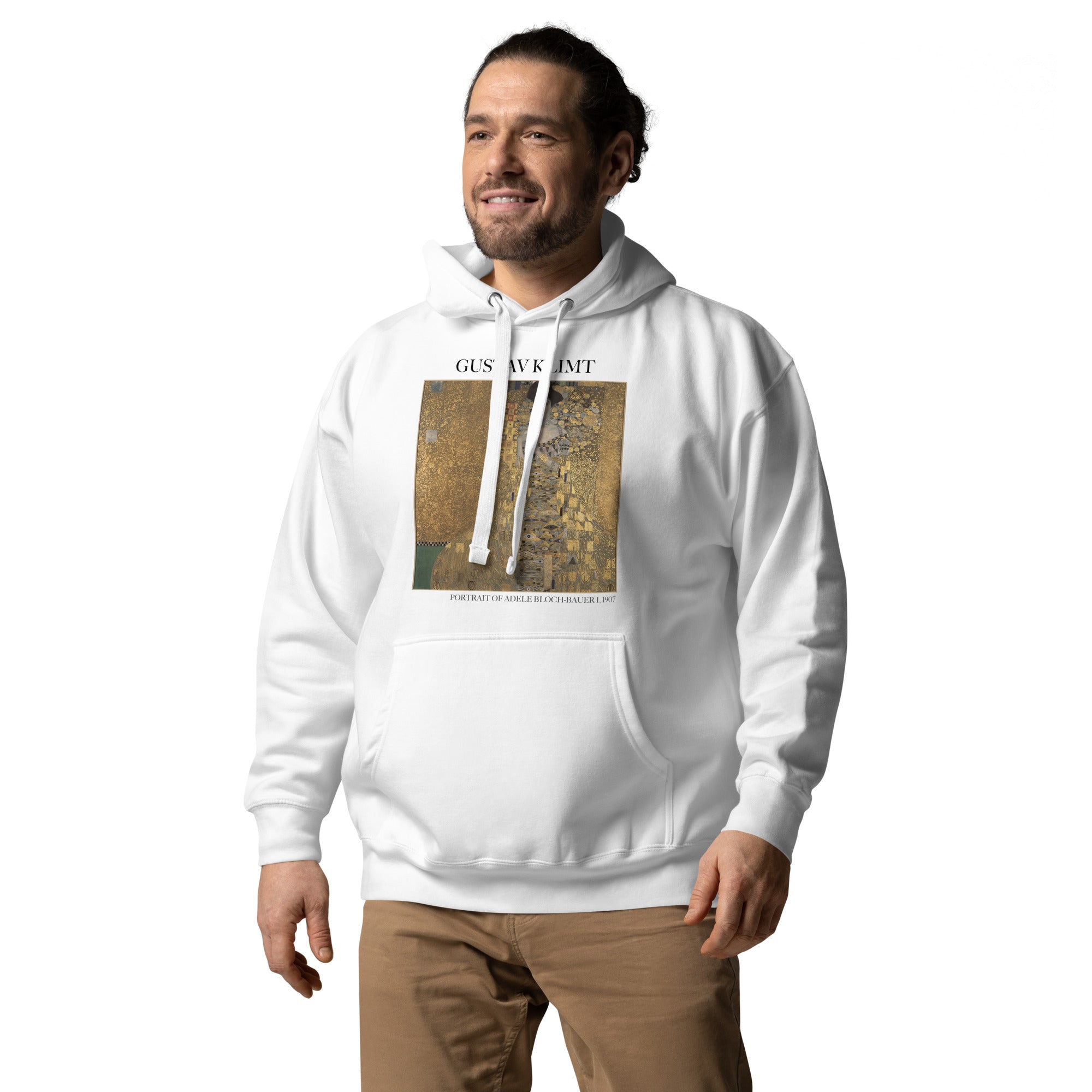 Gustav Klimt 'Portrait of Adele Bloch-Bauer I' Famous Painting Hoodie | Unisex Premium Art Hoodie