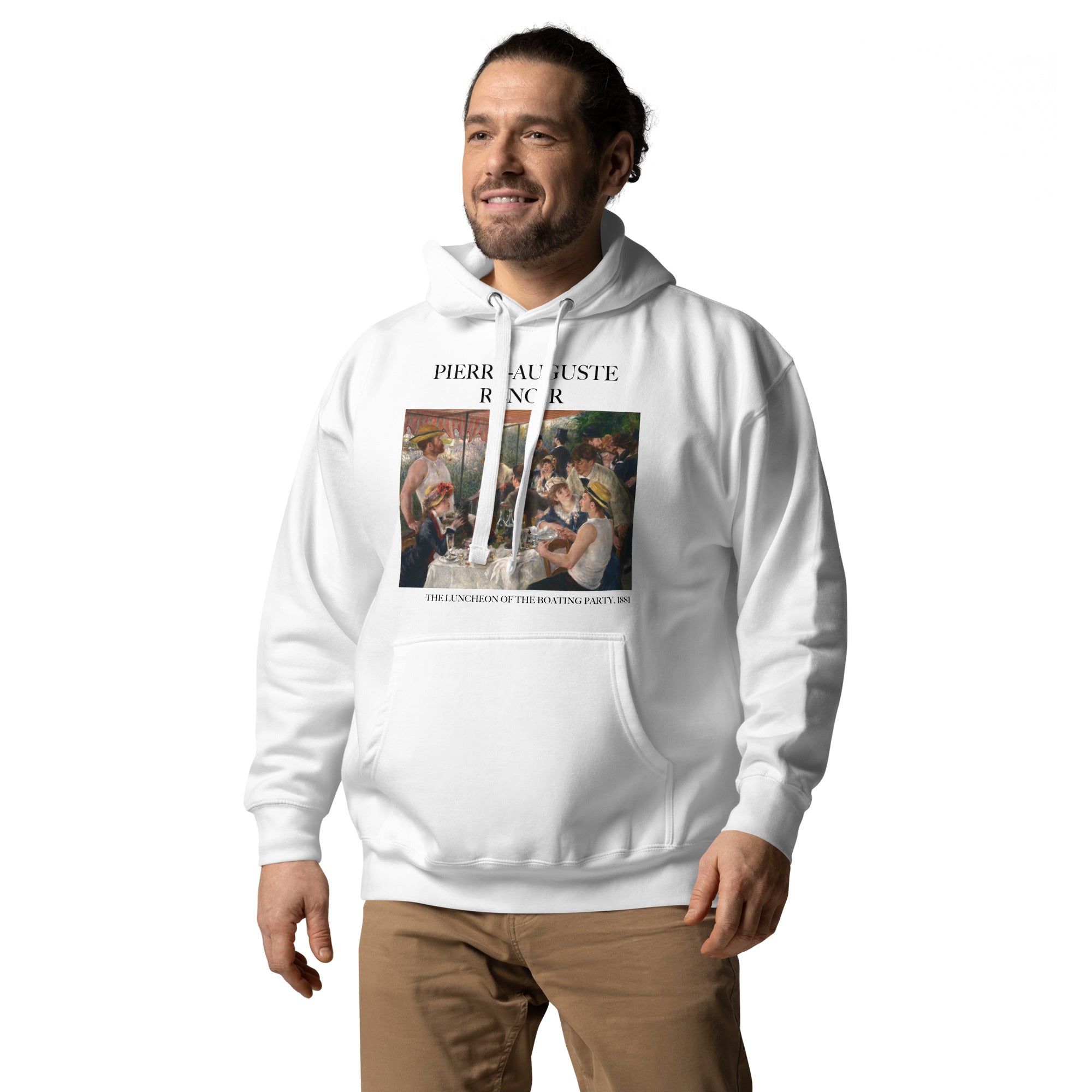 Pierre-Auguste Renoir 'The Luncheon of the Boating Party' Famous Painting Hoodie | Unisex Premium Art Hoodie