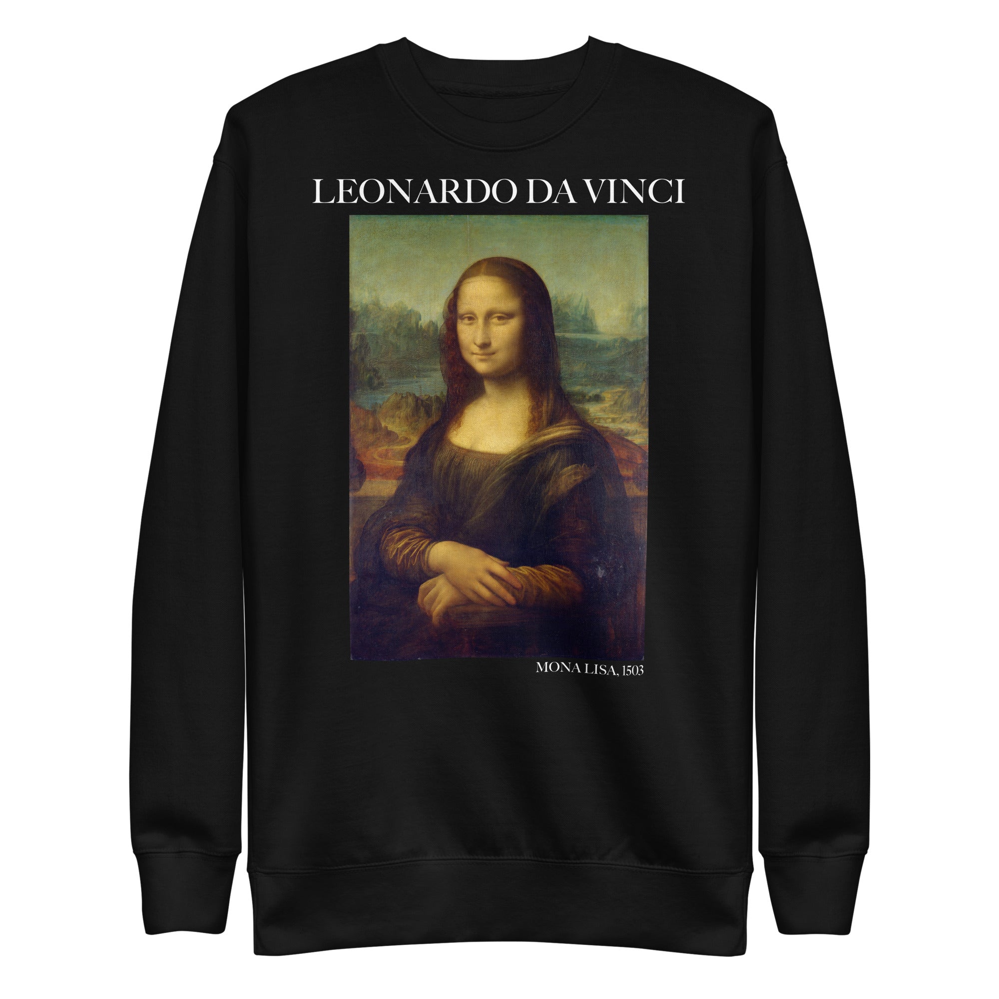 Leonardo da Vinci 'Mona Lisa' Famous Painting Sweatshirt | Unisex Premium Sweatshirt