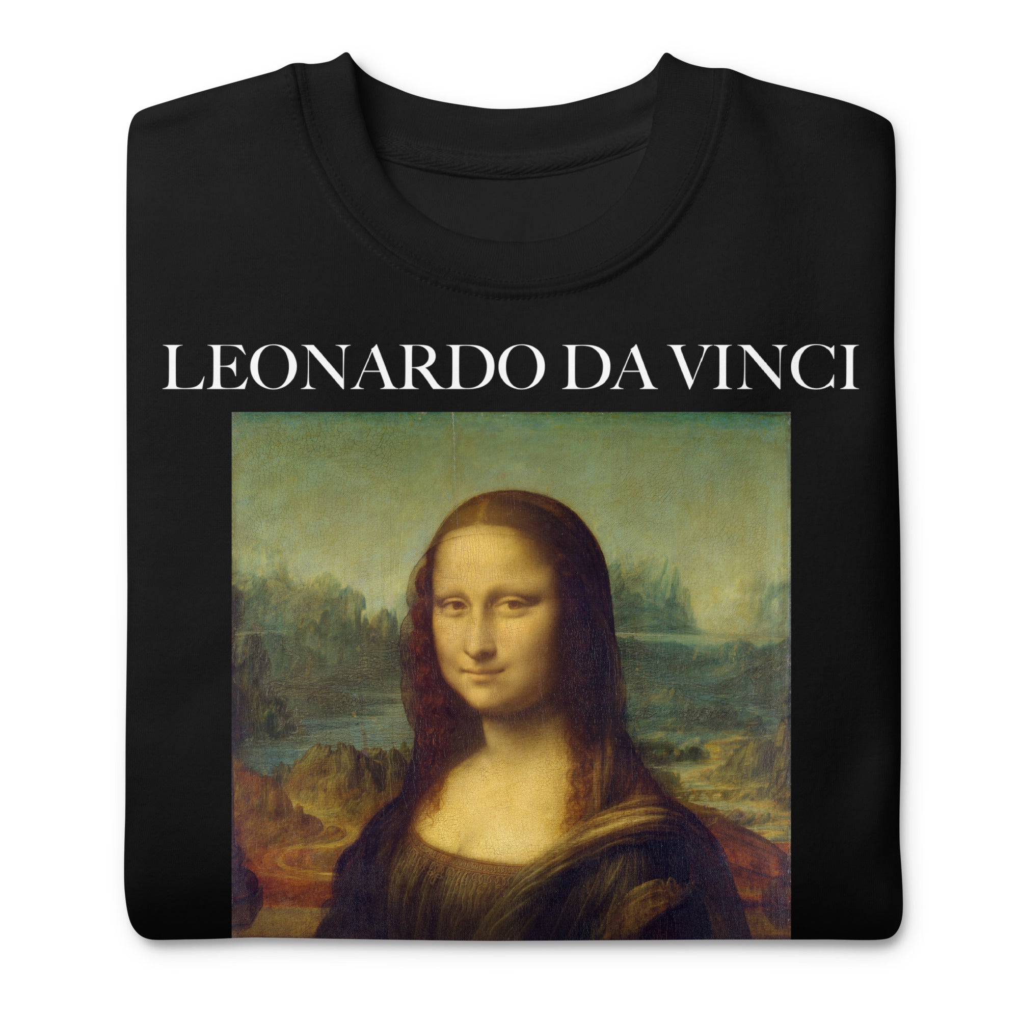 Sweatshirt mit berühmtem Gemälde „Mona Lisa“ von Leonardo da Vinci, Premium-Unisex-Sweatshirt