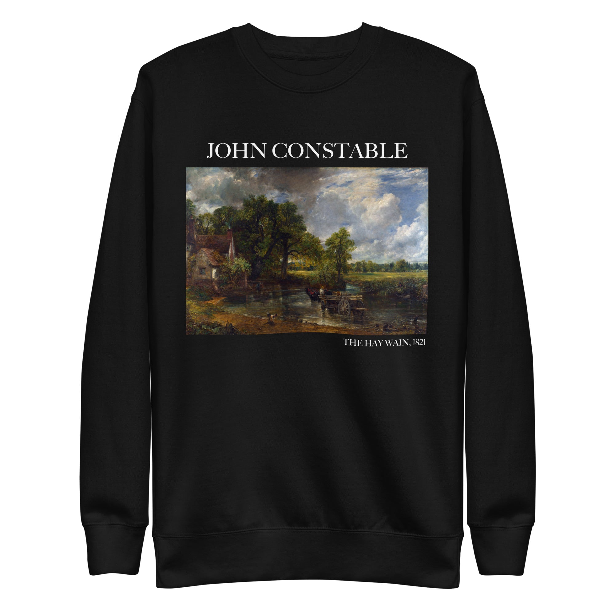 John Constable 'The Hay Wain' Famous Painting Sweatshirt | Unisex Premium Sweatshirt