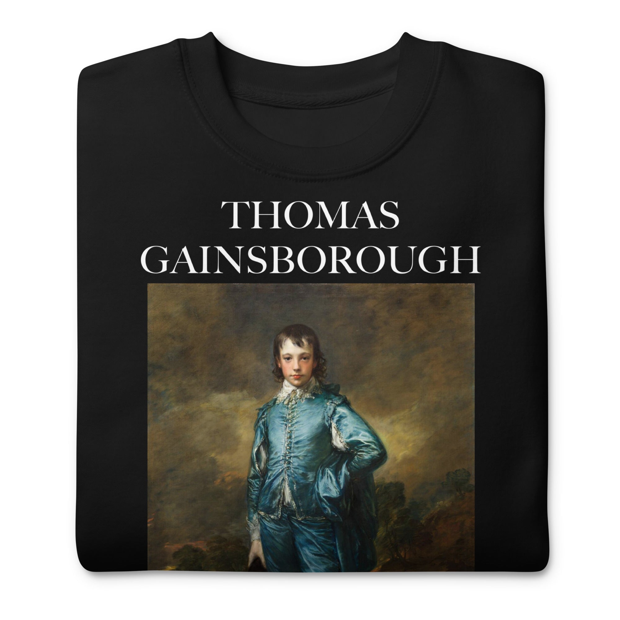 Sweatshirt mit berühmtem Gemälde „The Blue Boy“ von Thomas Gainsborough | Premium-Unisex-Sweatshirt