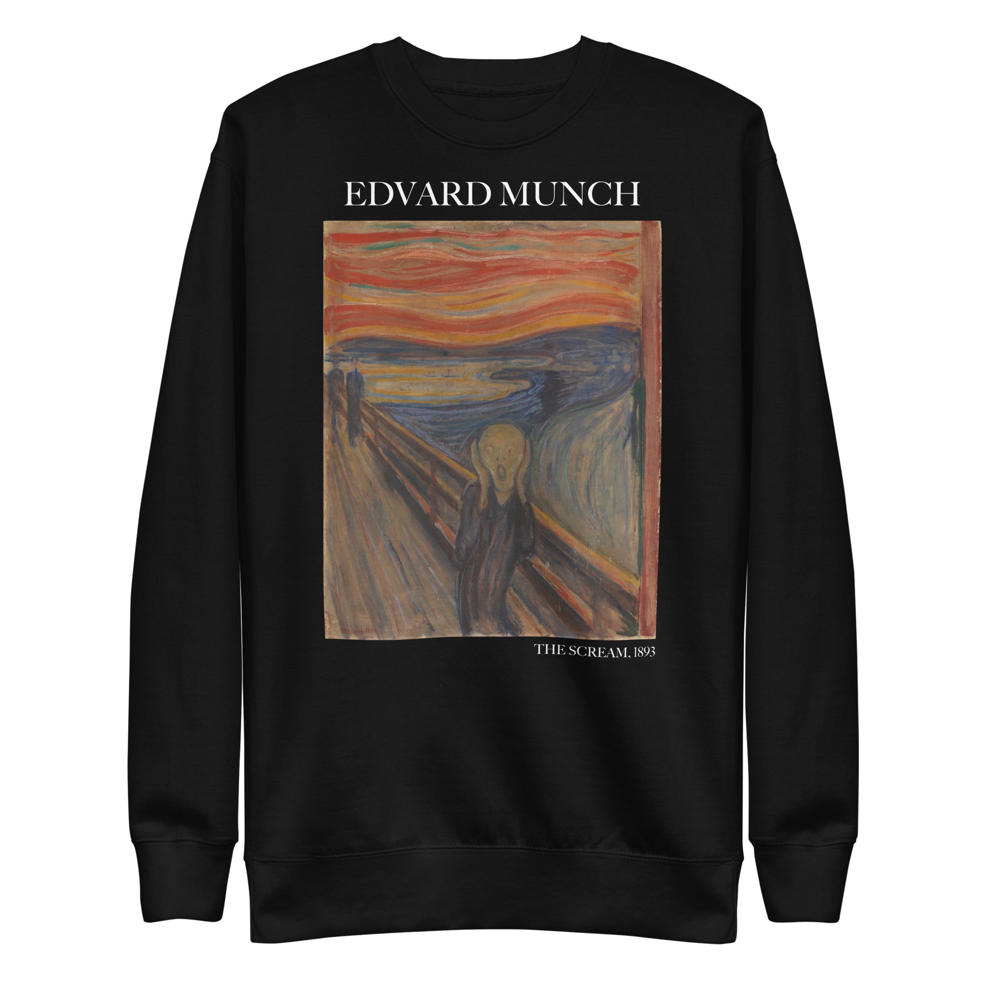 Edvard Munch 'The Scream' Famous Painting Sweatshirt | Unisex Premium Sweatshirt