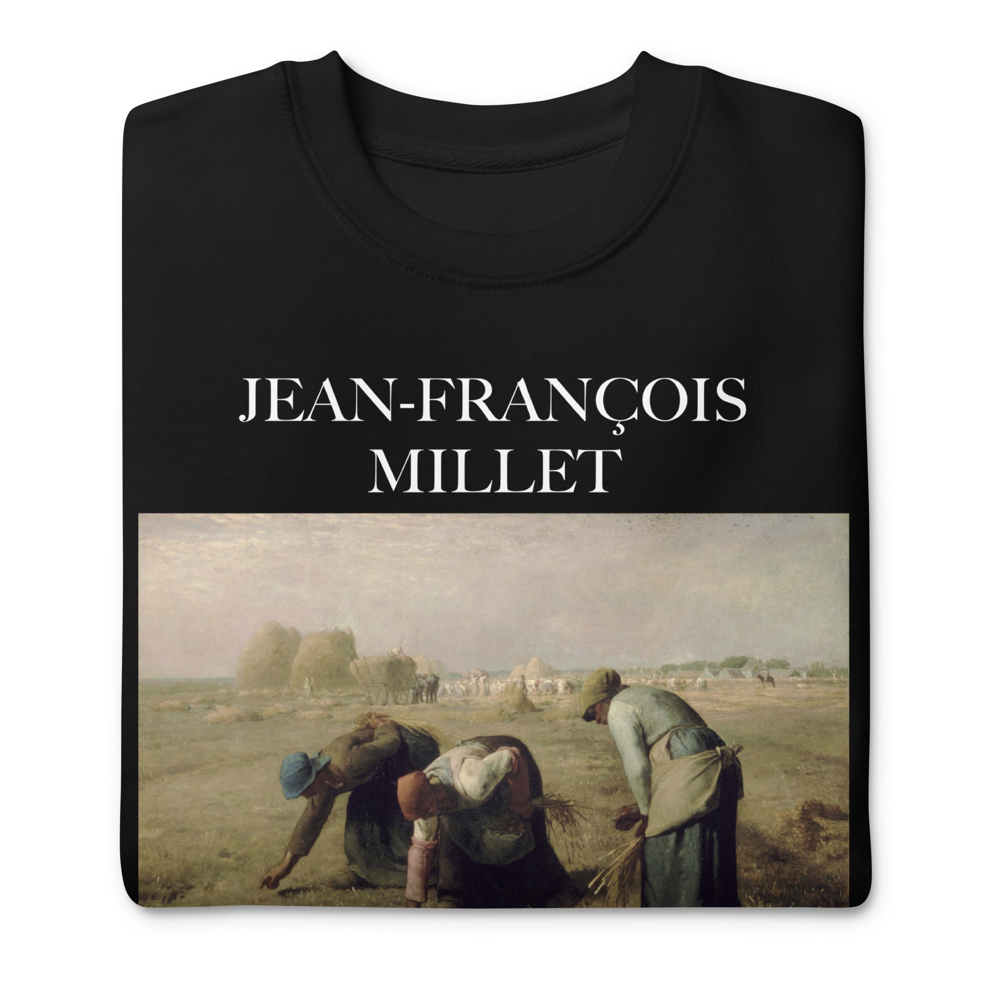 Sweatshirt mit berühmtem Gemälde „Die Ährenleserinnen“ von Jean-François Millet | Premium-Sweatshirt für Unisex