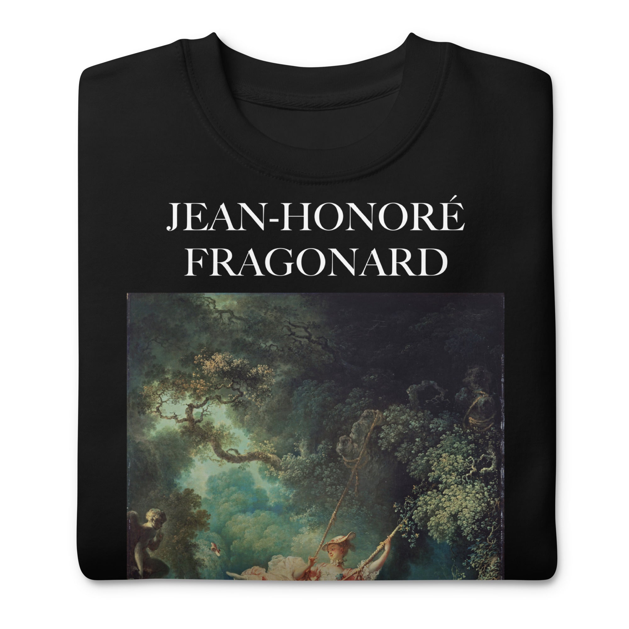 Sweatshirt mit berühmtem Gemälde „Die Schaukel“ von Jean-Honoré Fragonard, Unisex-Premium-Sweatshirt