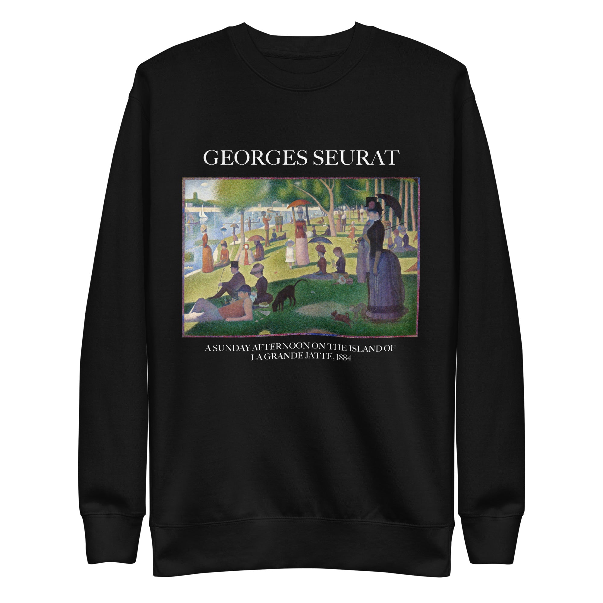 Georges Seurat 'A Sunday Afternoon on the Island of La Grande Jatte' Famous Painting Sweatshirt | Unisex Premium Sweatshirt