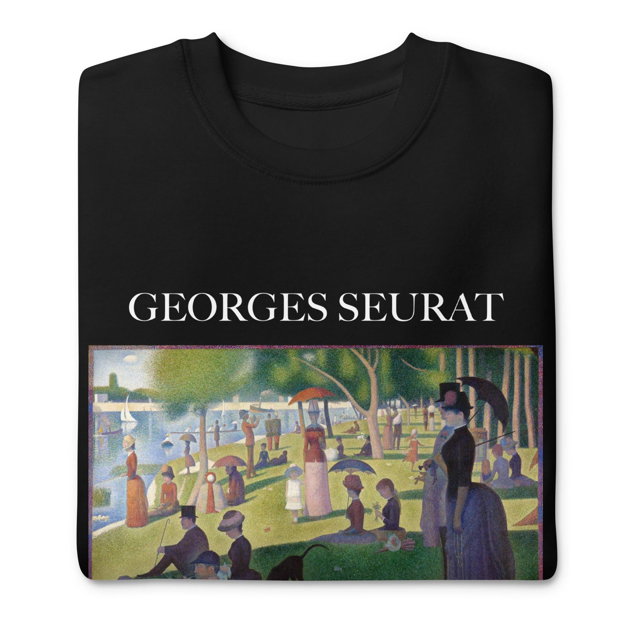 Georges Seurat 'A Sunday Afternoon on the Island of La Grande Jatte' Famous Painting Sweatshirt | Unisex Premium Sweatshirt