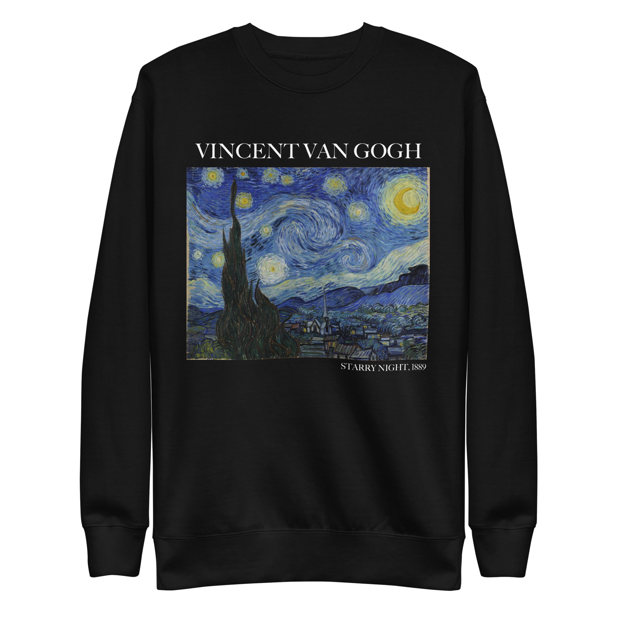 Sweatshirt mit berühmtem Gemälde „Sternennacht“ von Vincent van Gogh, Unisex-Premium-Sweatshirt