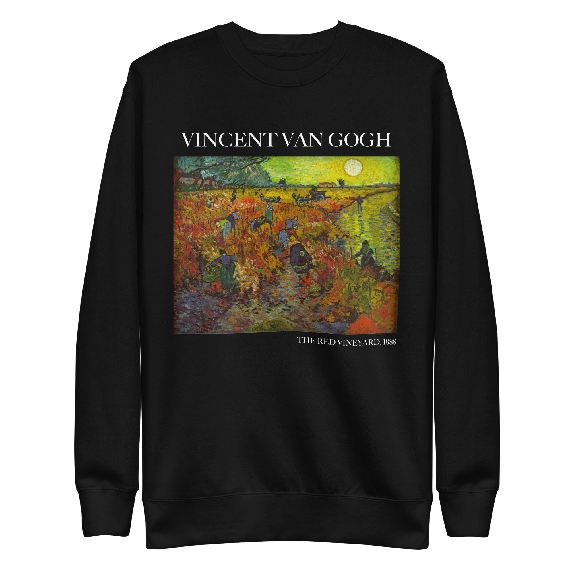 Vincent van Gogh 'The Red Vineyard' Famous Painting Sweatshirt | Unisex Premium Sweatshirt