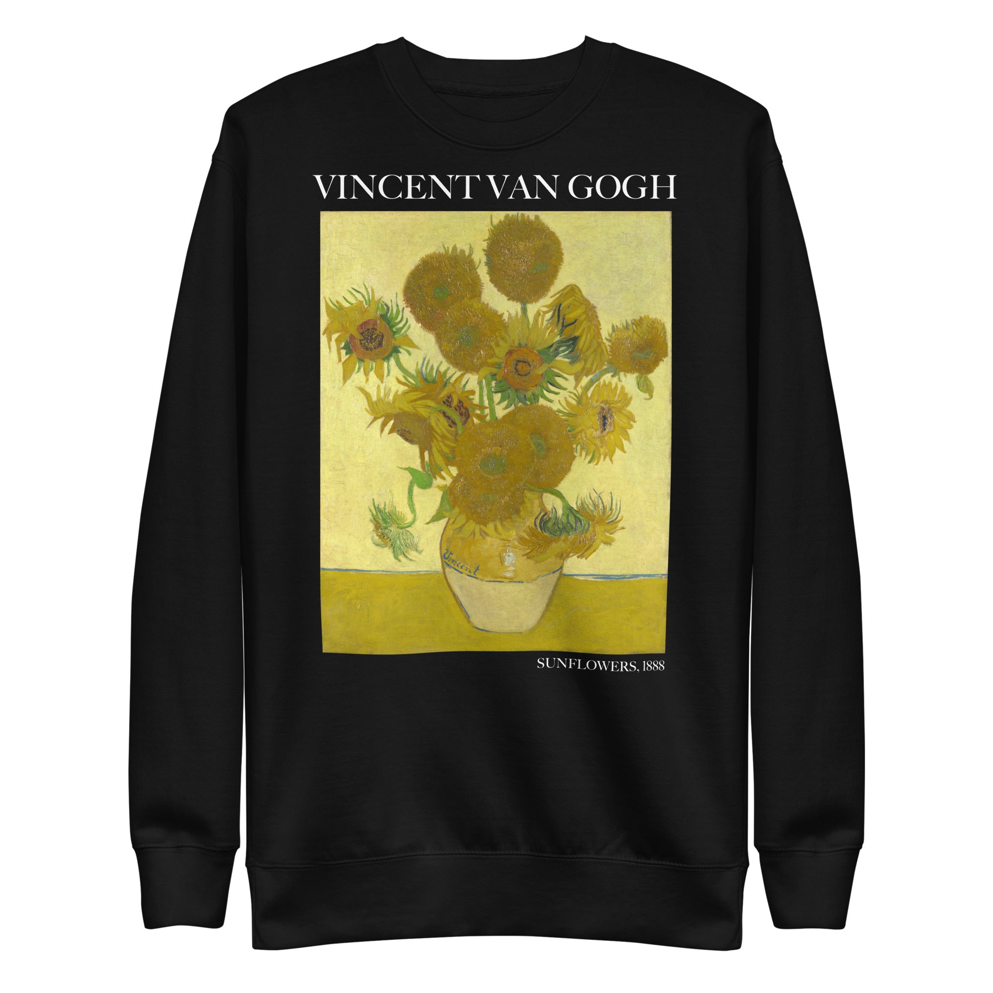 Vincent van Gogh 'Sunflowers' Famous Painting Sweatshirt | Unisex Premium Sweatshirt