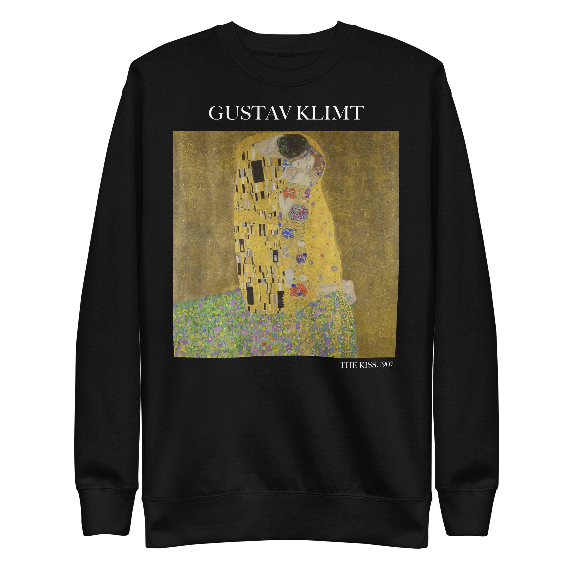 Gustav Klimt 'The Kiss' Famous Painting Sweatshirt | Unisex Premium Sweatshirt