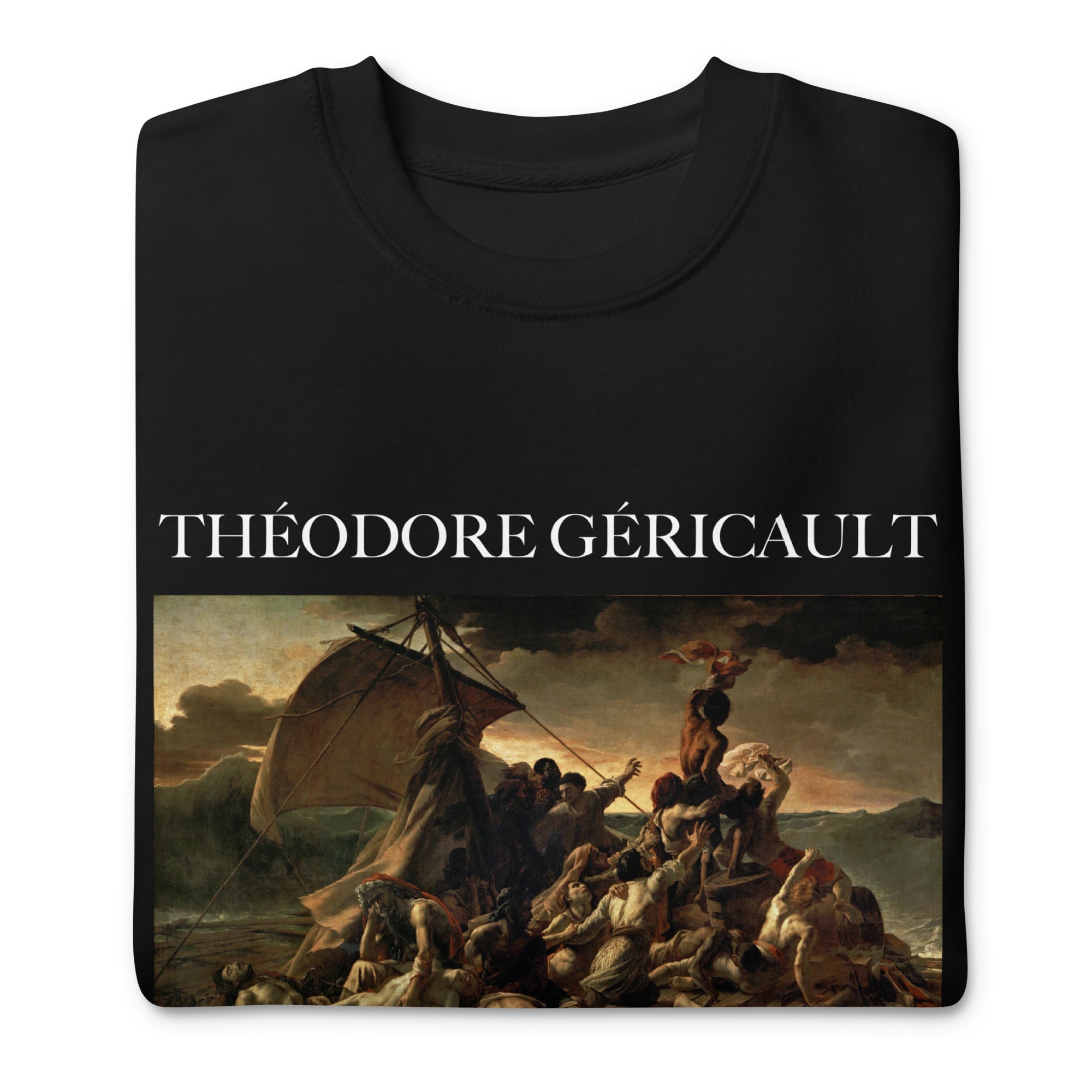 Sweatshirt mit berühmtem Gemälde „Das Floß der Medusa“ von Théodore Géricault | Premium-Sweatshirt für Unisex