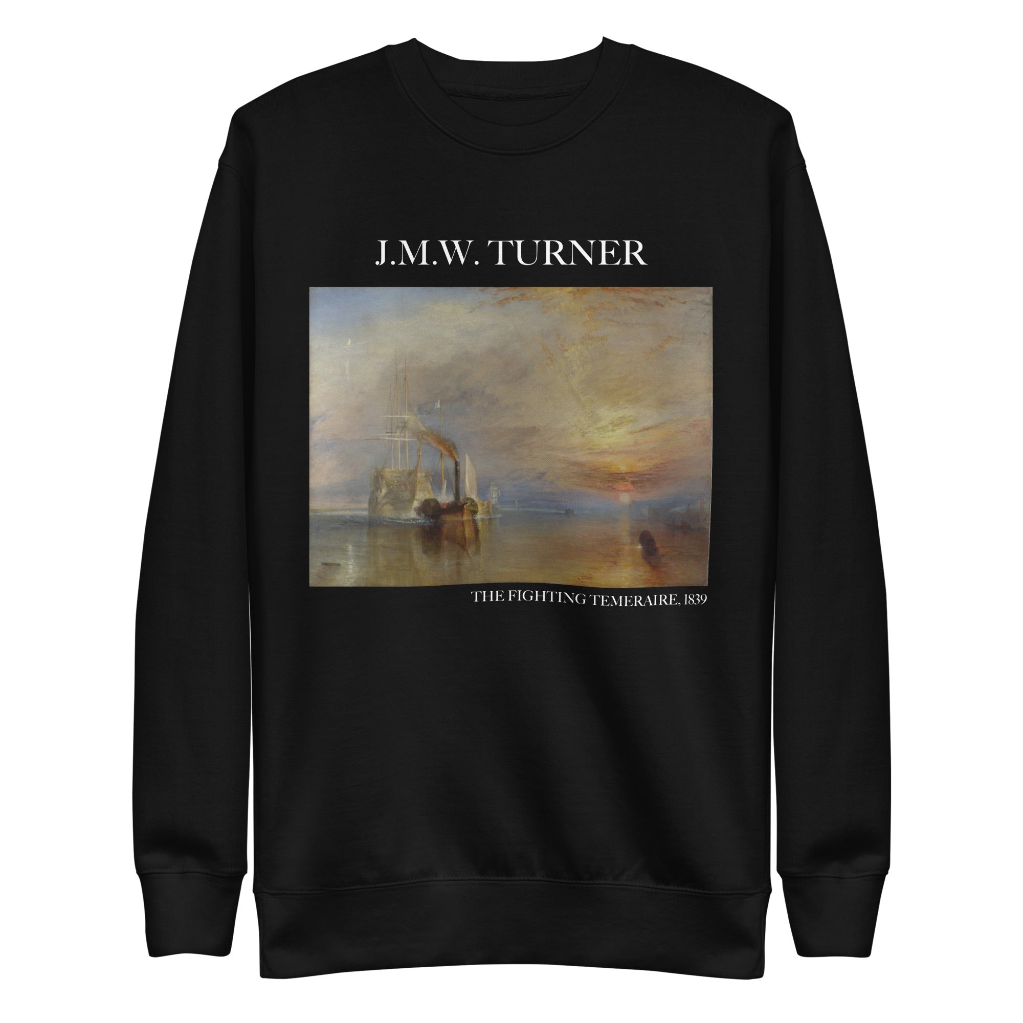 Sweatshirt mit berühmtem Gemälde „The Fighting Temeraire“ von JMW Turner | Premium-Sweatshirt für Unisex