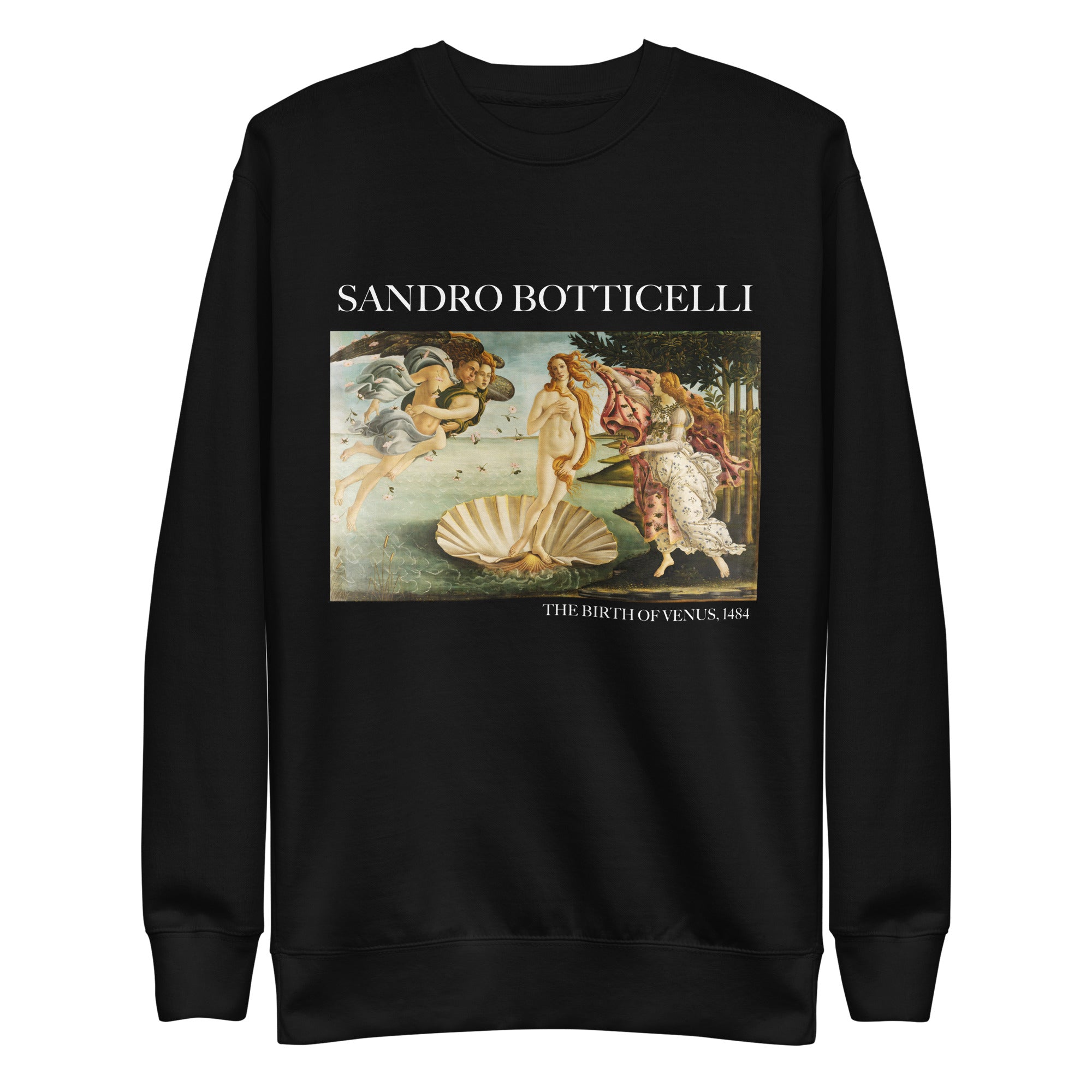 Sweatshirt mit berühmtem Gemälde „Die Geburt der Venus“ von Sandro Botticelli | Premium-Unisex-Sweatshirt