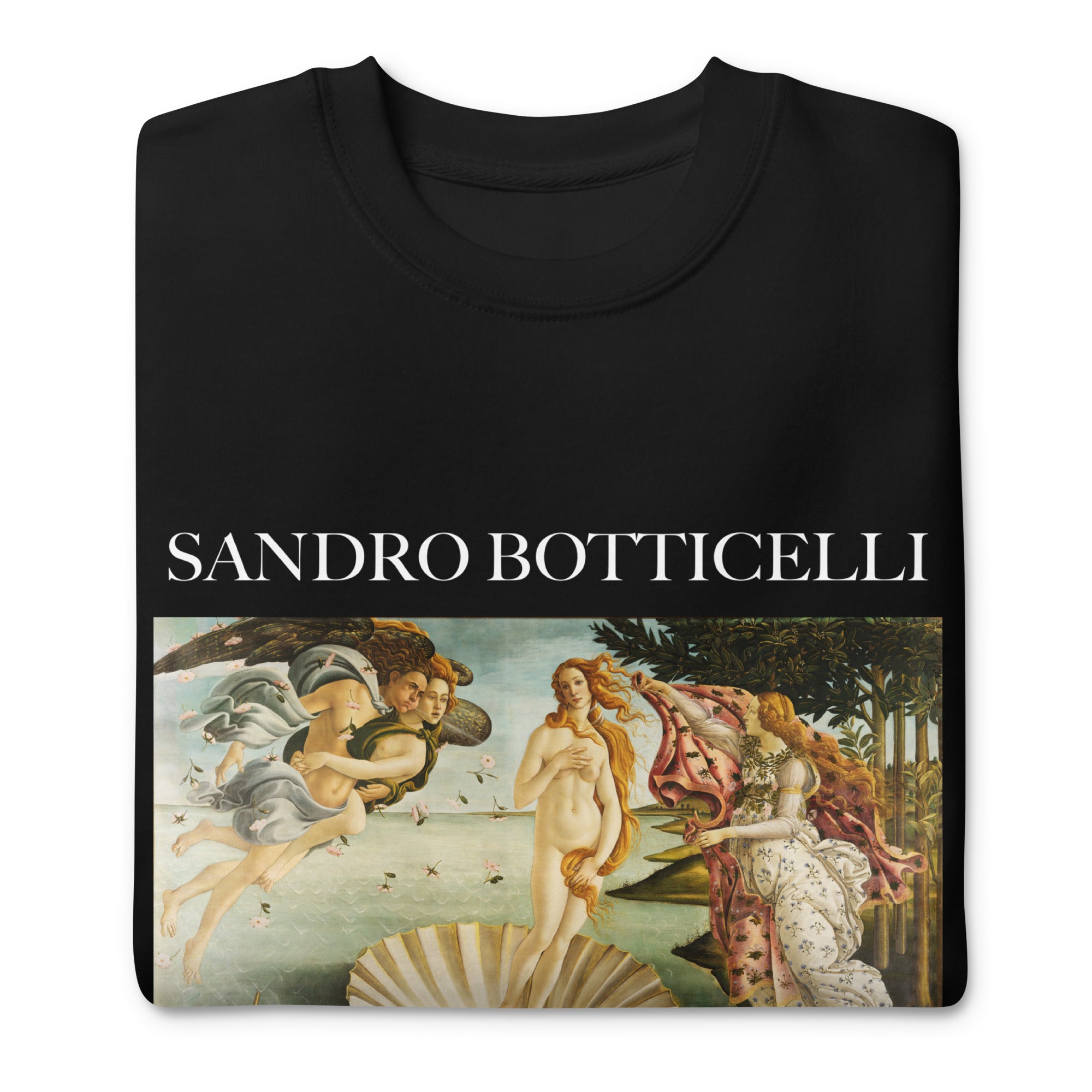 Sweatshirt mit berühmtem Gemälde „Die Geburt der Venus“ von Sandro Botticelli | Premium-Unisex-Sweatshirt