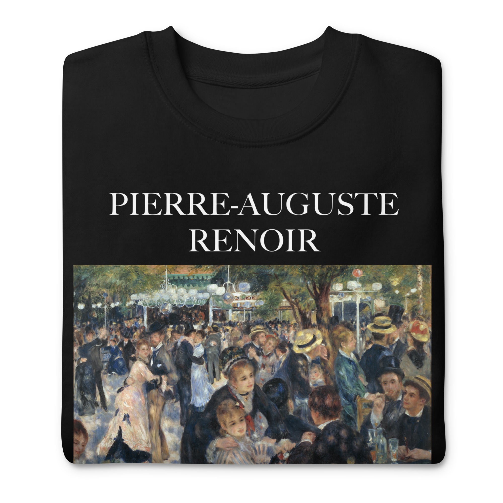 Sweatshirt mit berühmtem Gemälde „Tanz im Moulin de la Galette“ von Pierre-Auguste Renoir | Premium-Sweatshirt für Unisex