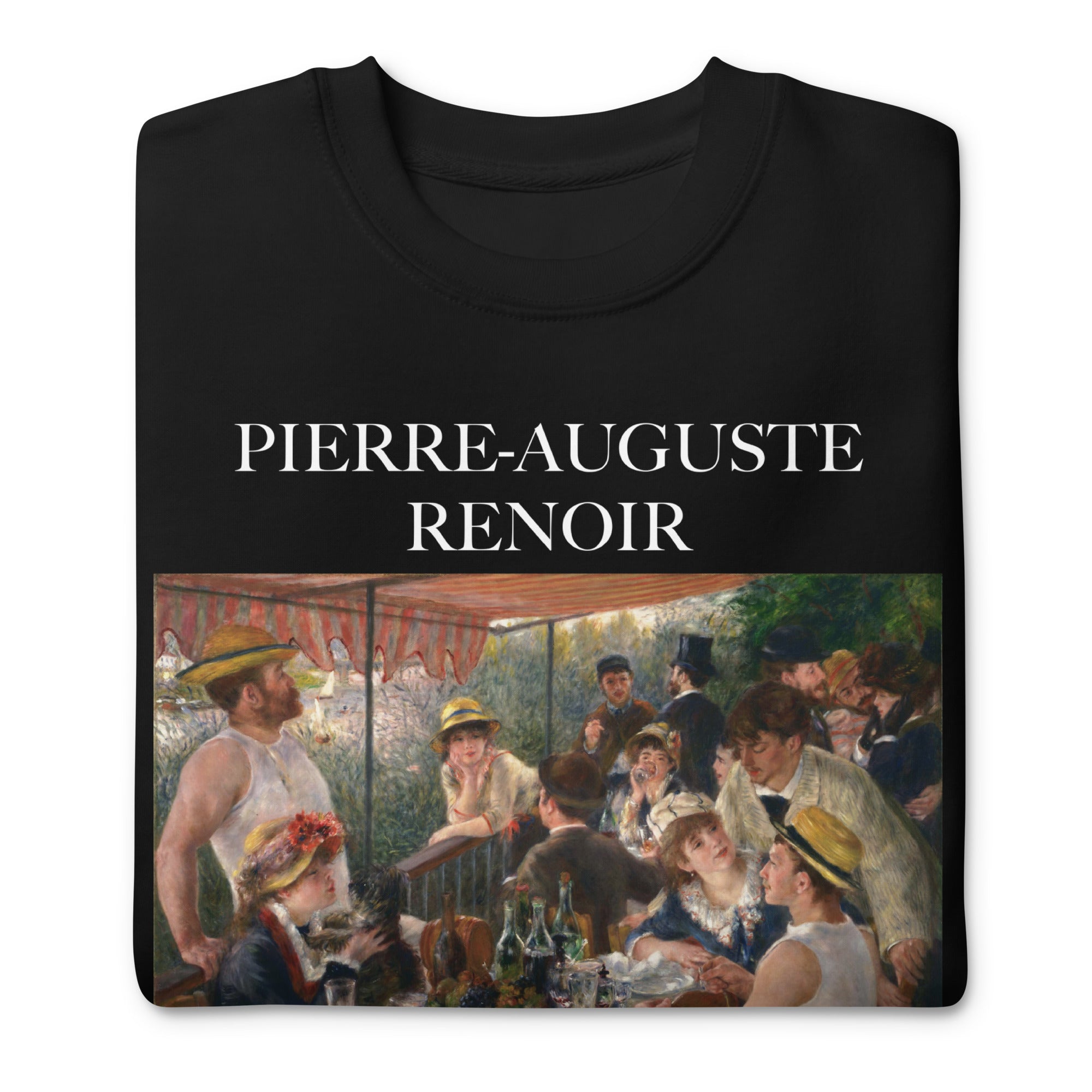 Sweatshirt mit berühmtem Gemälde „Das Frühstück der Ruderer“ von Pierre-Auguste Renoir | Premium-Sweatshirt für Unisex