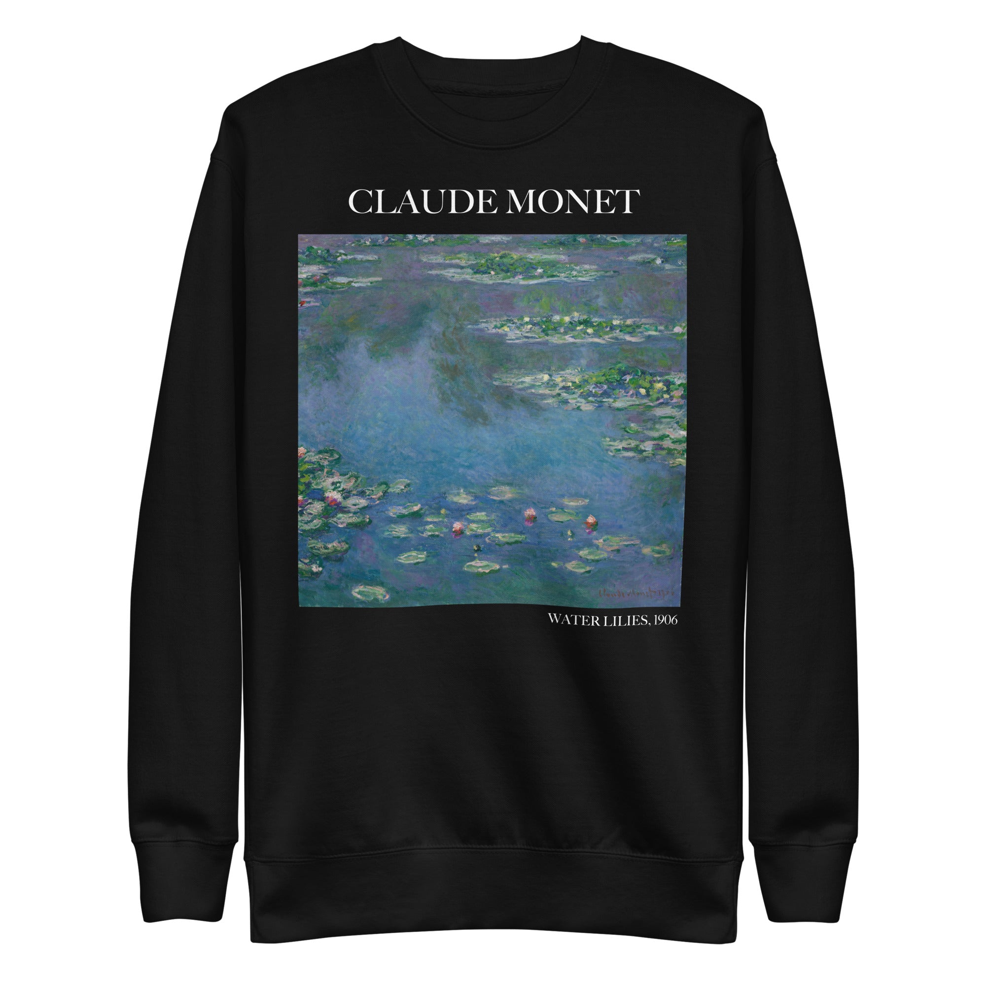 Sweatshirt „Seerosen“ von Claude Monet, berühmtes Gemälde, Premium-Unisex-Sweatshirt