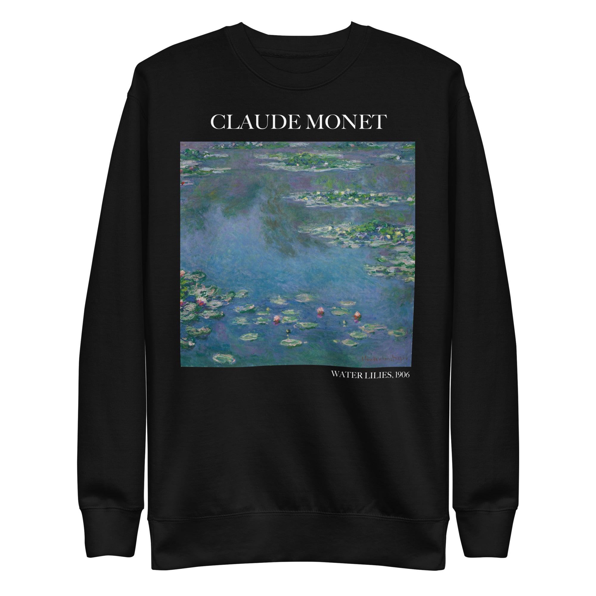 Claude Monet 'Water Lilies' Famous Painting Sweatshirt | Unisex Premium Sweatshirt