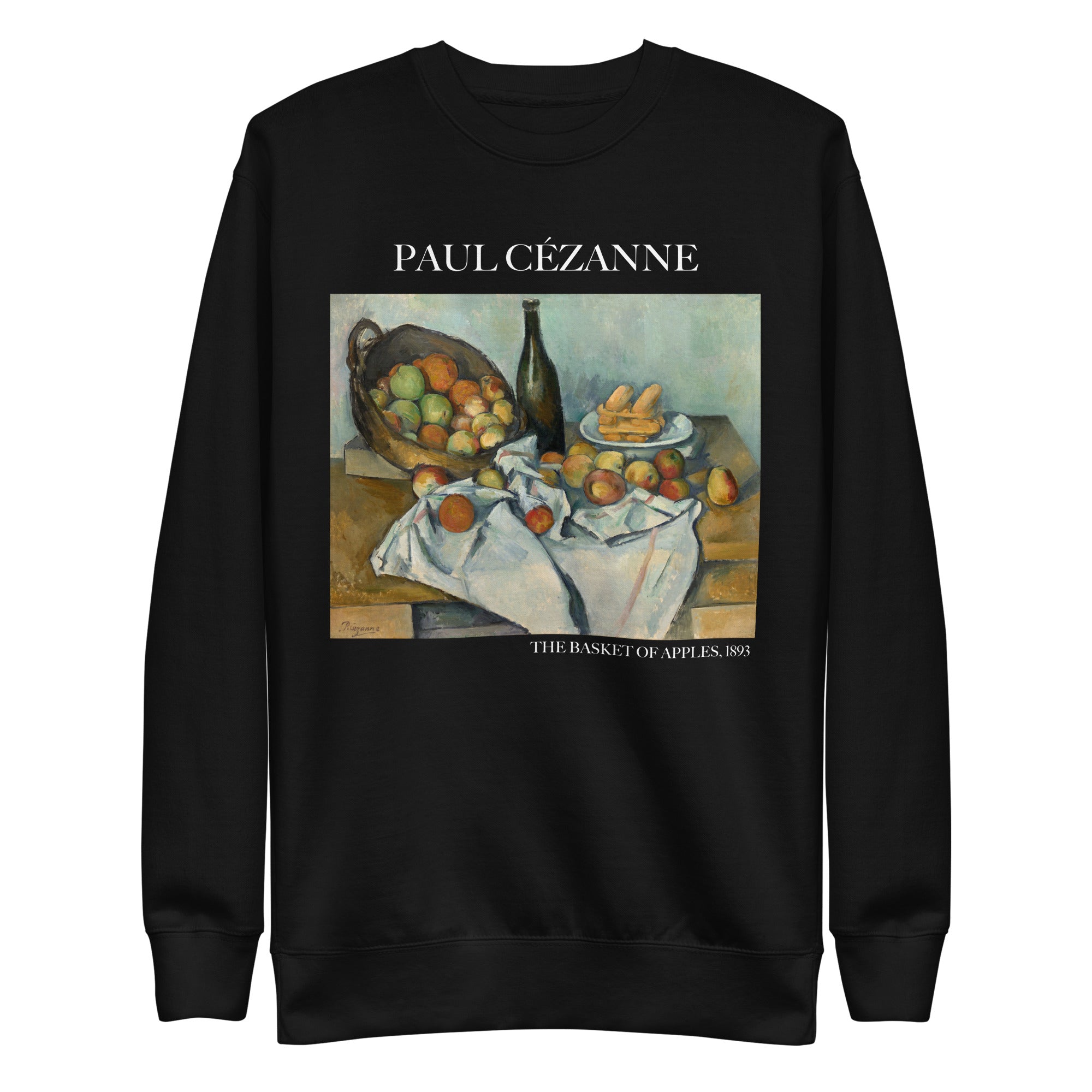 Sweatshirt mit berühmtem Gemälde „Der Apfelkorb“ von Paul Cézanne, Unisex-Premium-Sweatshirt