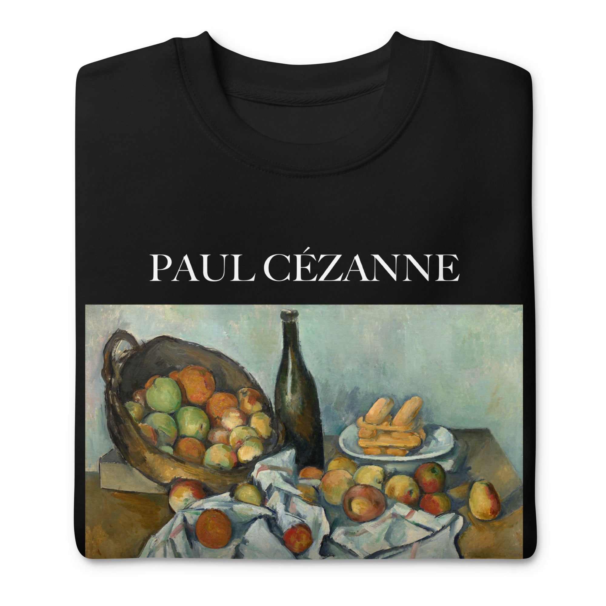 Paul Cézanne 'The Basket of Apples' Famous Painting Sweatshirt | Unisex Premium Sweatshirt