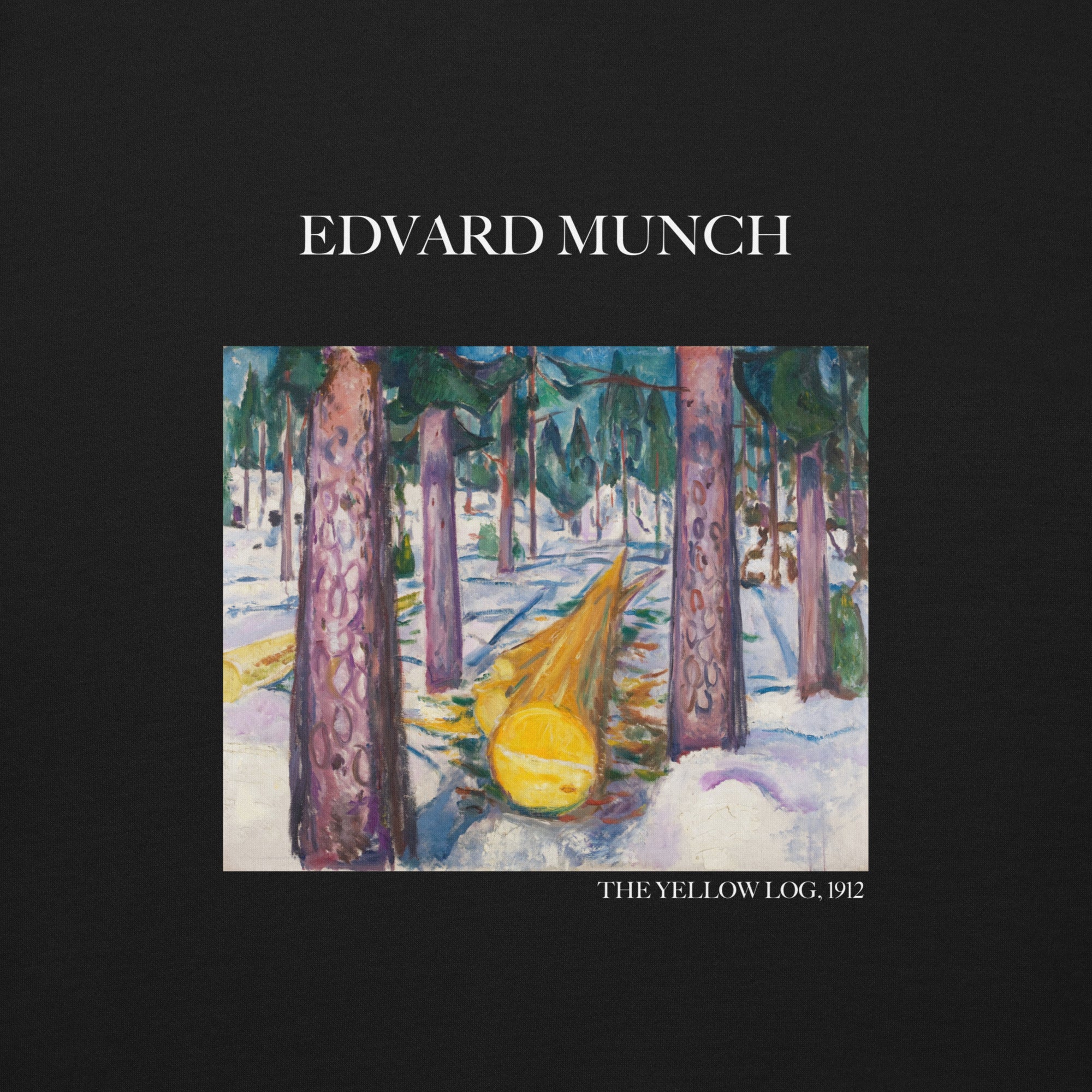 Edvard Munch 'The Yellow Log' Famous Painting Sweatshirt | Unisex Premium Sweatshirt