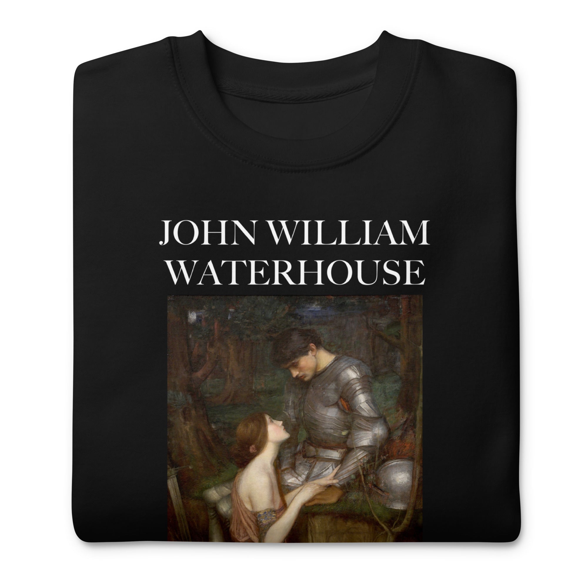 Sweatshirt mit berühmtem Gemälde „Lamia“ von John William Waterhouse, Premium-Unisex-Sweatshirt