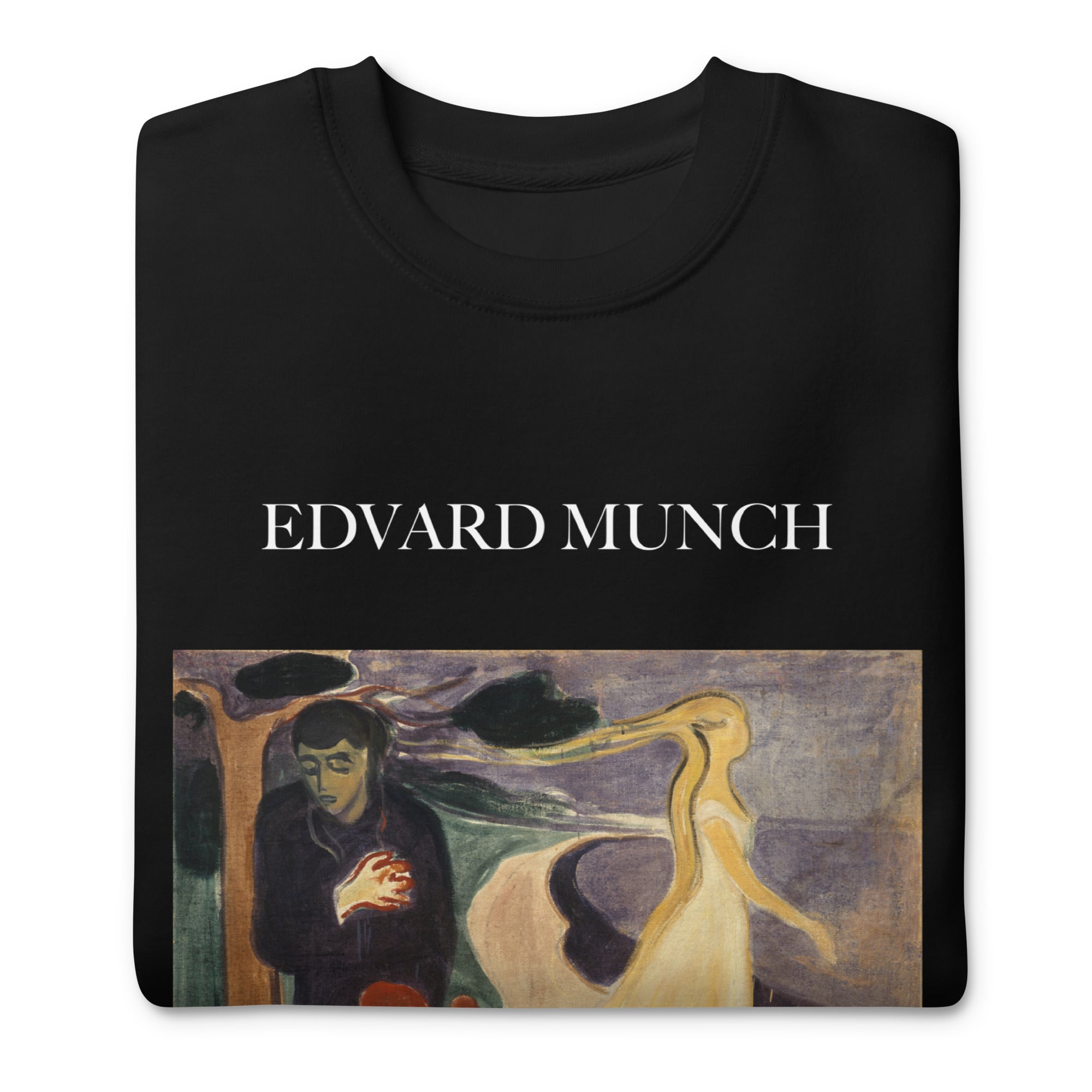 Sweatshirt mit berühmtem Gemälde „Separation“ von Edvard Munch, Premium-Unisex-Sweatshirt