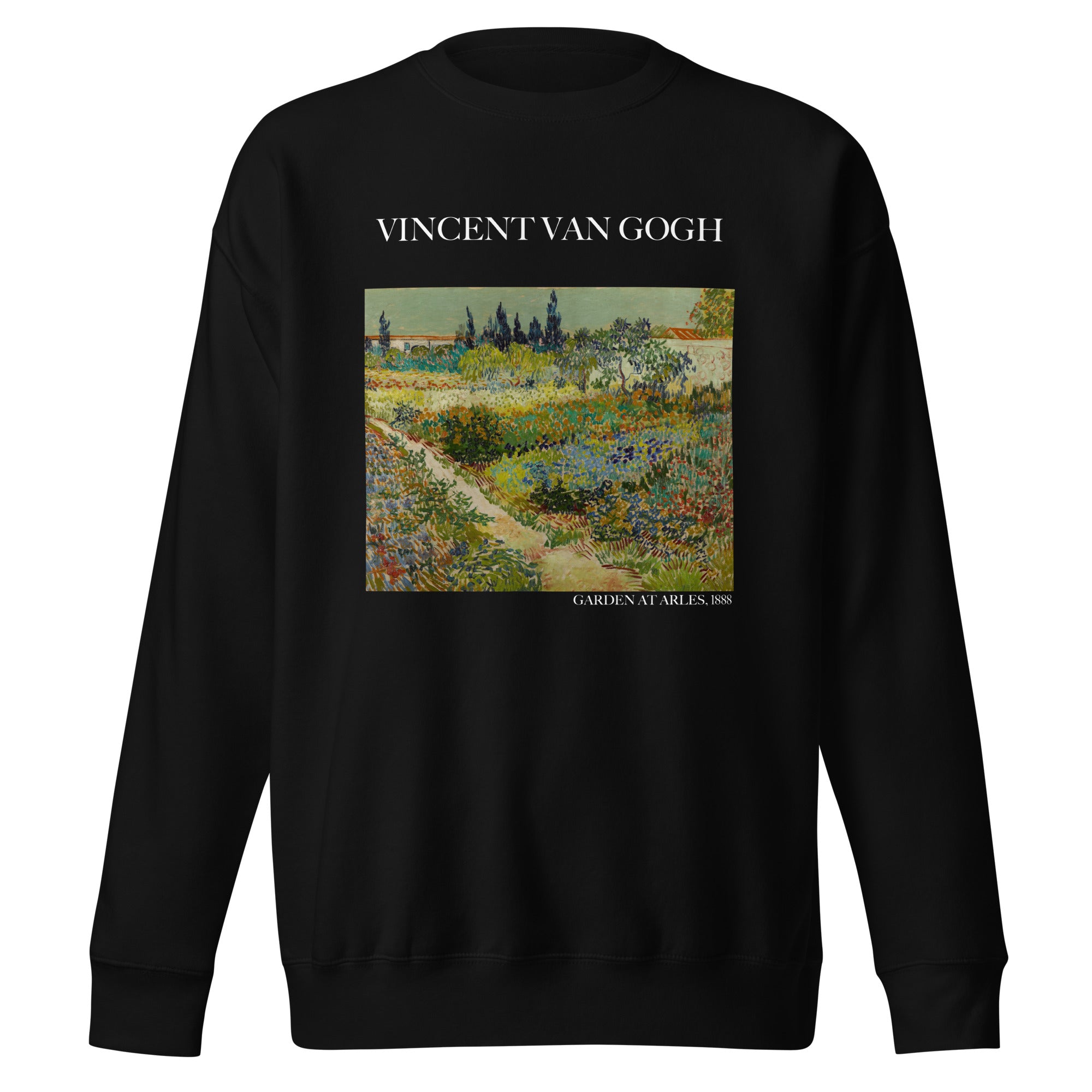 Sweatshirt mit berühmtem Gemälde „Garten in Arles“ von Vincent van Gogh | Premium-Sweatshirt für Unisex