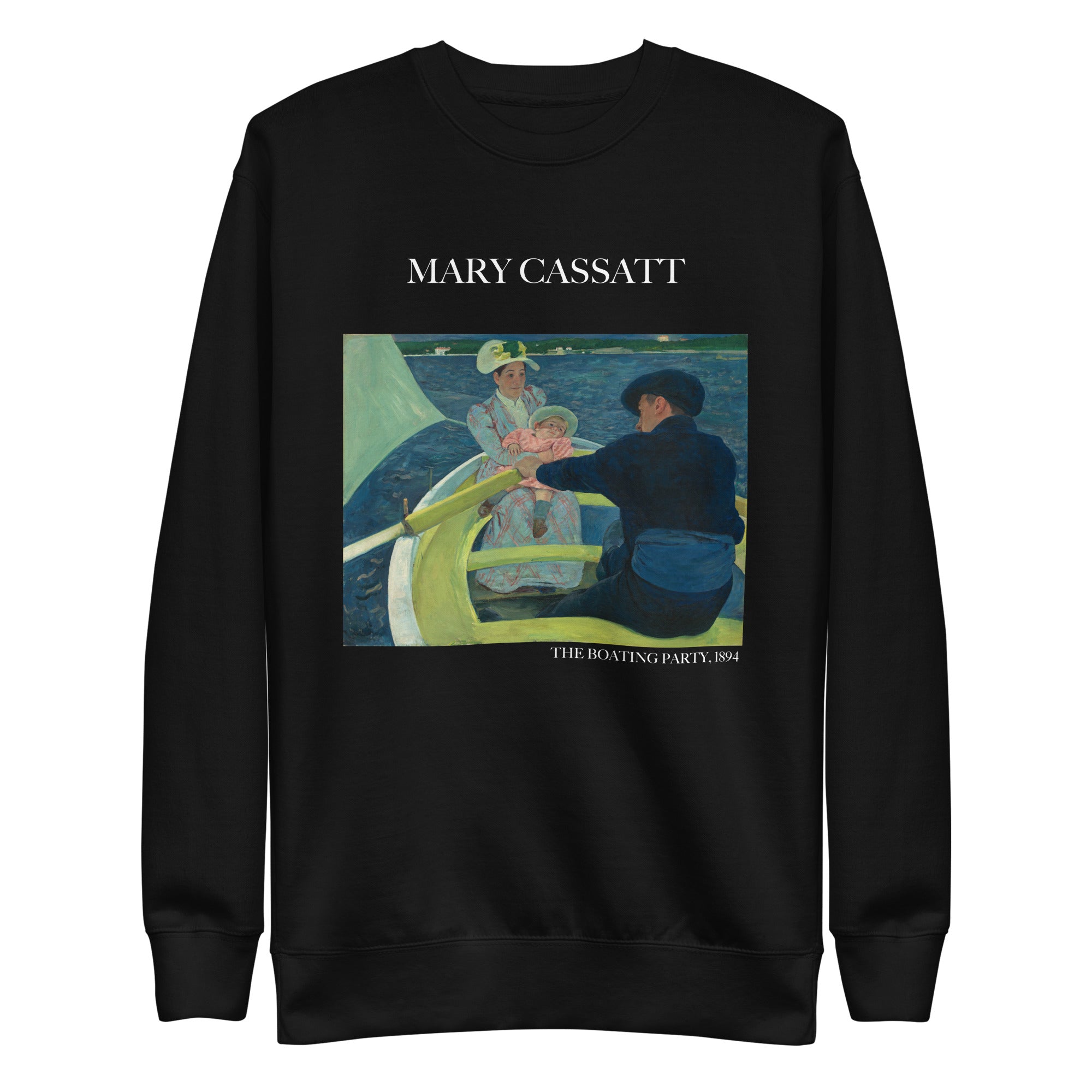 Sweatshirt mit berühmtem Gemälde „The Boating Party“ von Mary Cassatt | Premium-Sweatshirt für Unisex