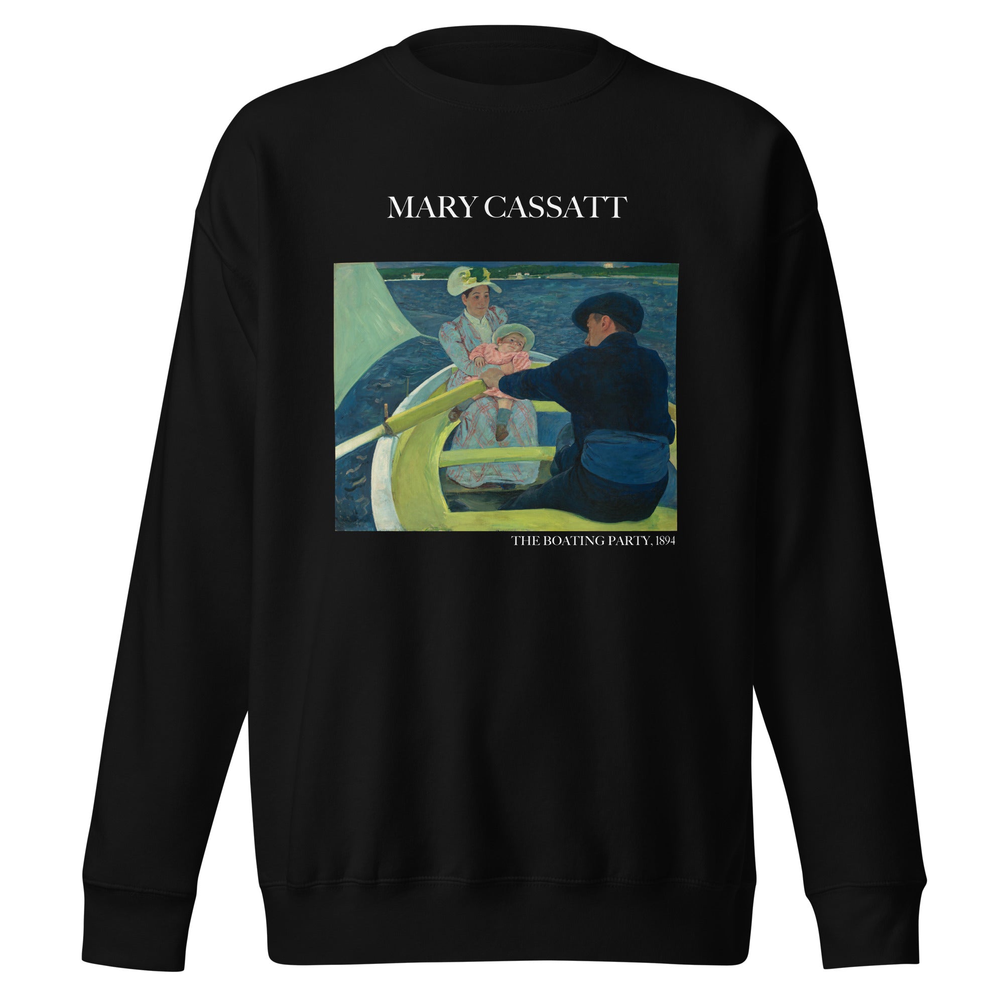 Sweatshirt mit berühmtem Gemälde „The Boating Party“ von Mary Cassatt | Premium-Sweatshirt für Unisex