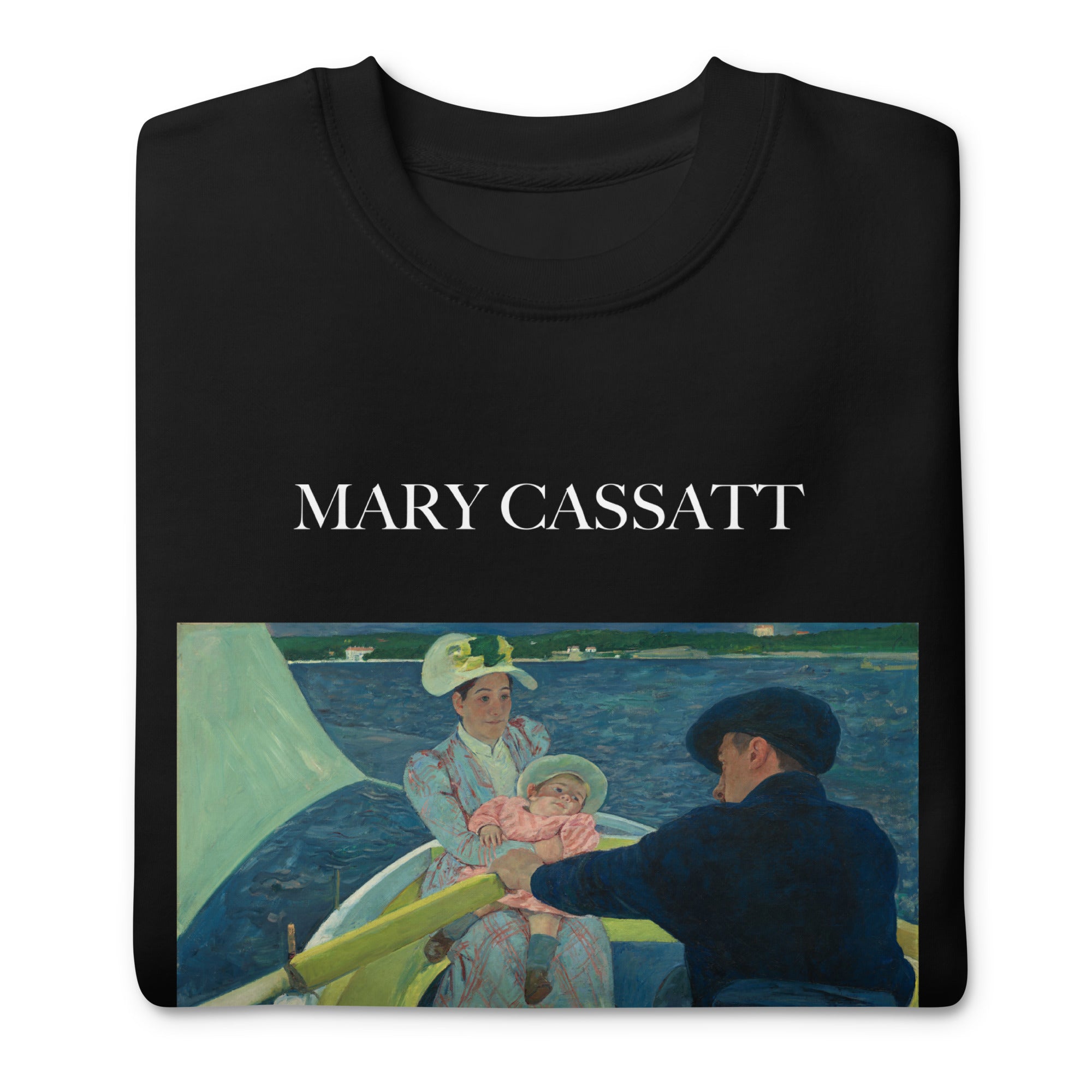 Sweatshirt mit berühmtem Gemälde „The Boating Party“ von Mary Cassatt | Premium-Sweatshirt für Unisex