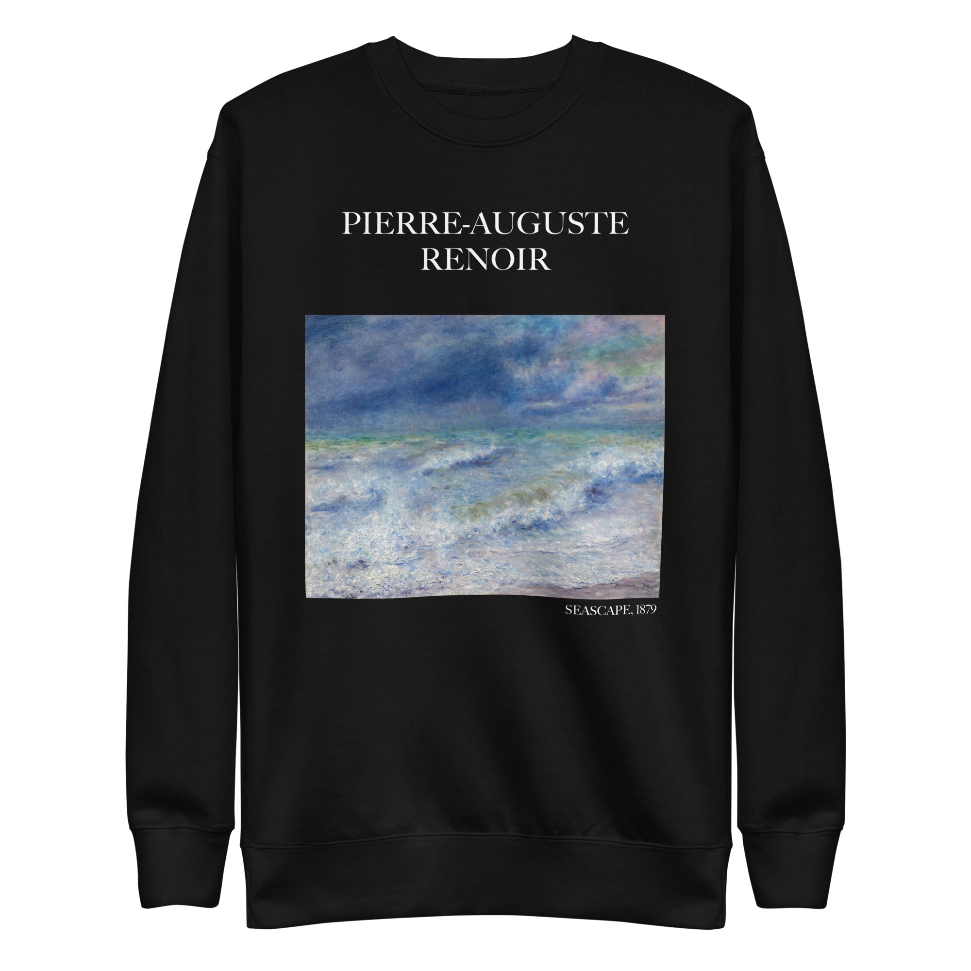 Sweatshirt mit berühmtem Gemälde „Meereslandschaft“ von Pierre-Auguste Renoir, Unisex-Premium-Sweatshirt