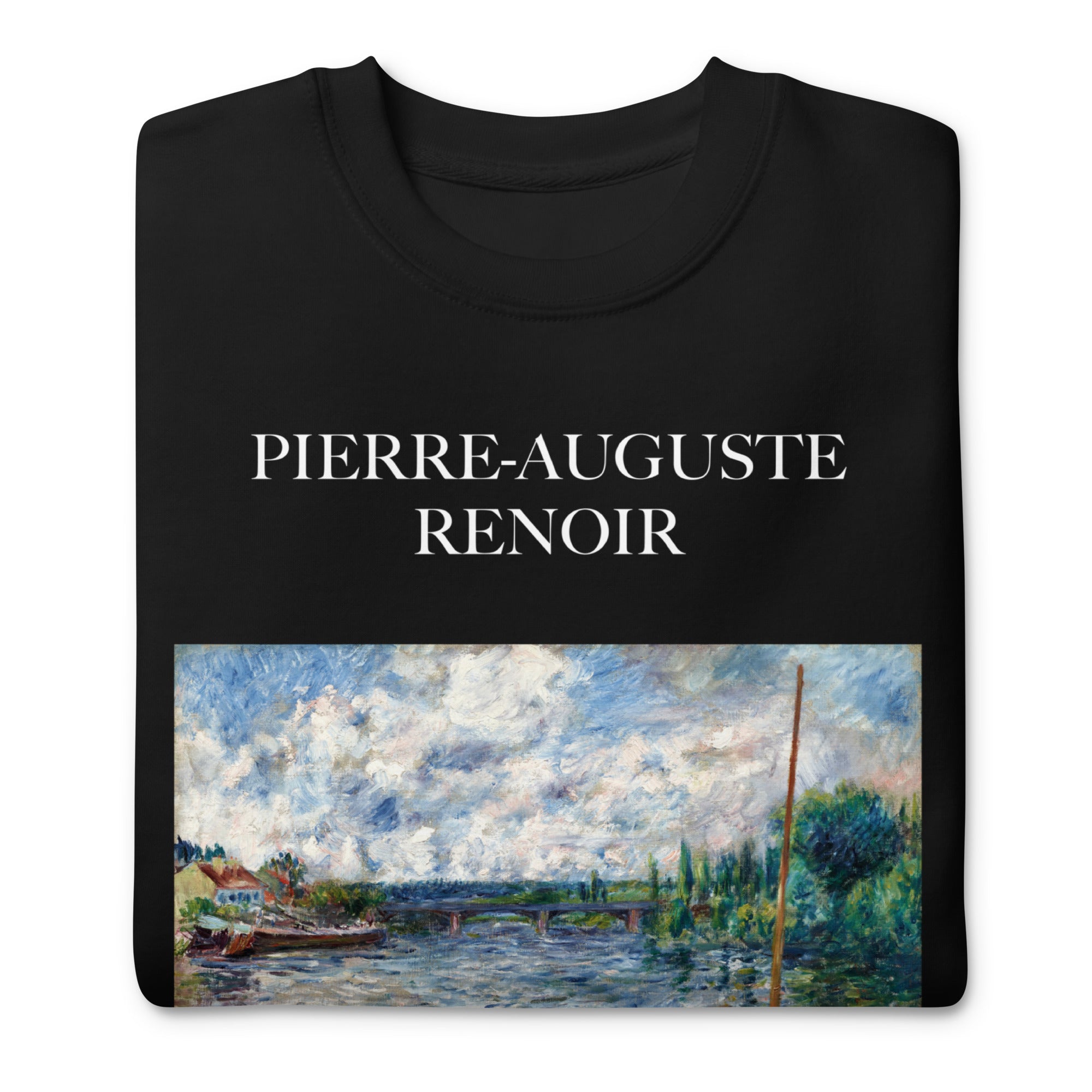 Sweatshirt mit berühmtem Gemälde „Die Seine bei Chatou“ von Pierre-Auguste Renoir | Premium-Sweatshirt für Unisex