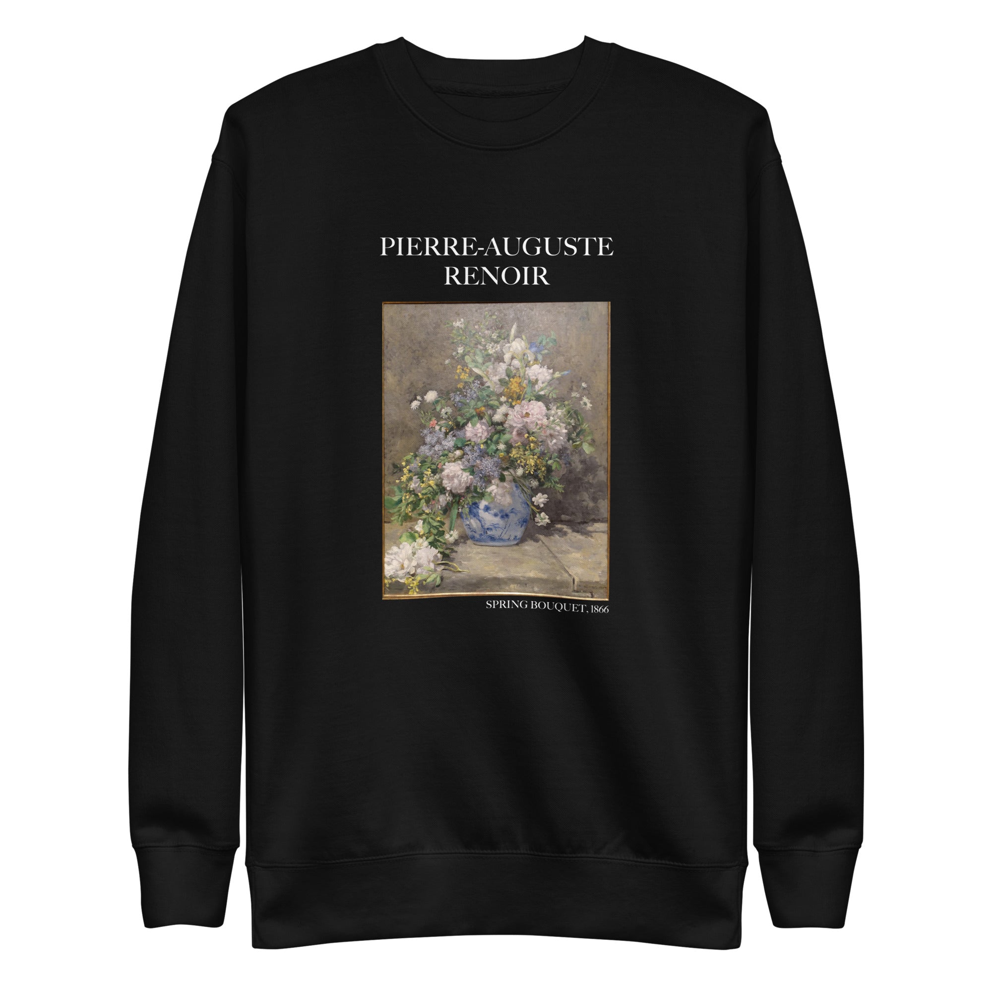 Sweatshirt mit berühmtem Gemälde „Frühlingsstrauß“ von Pierre-Auguste Renoir | Premium-Sweatshirt für Unisex