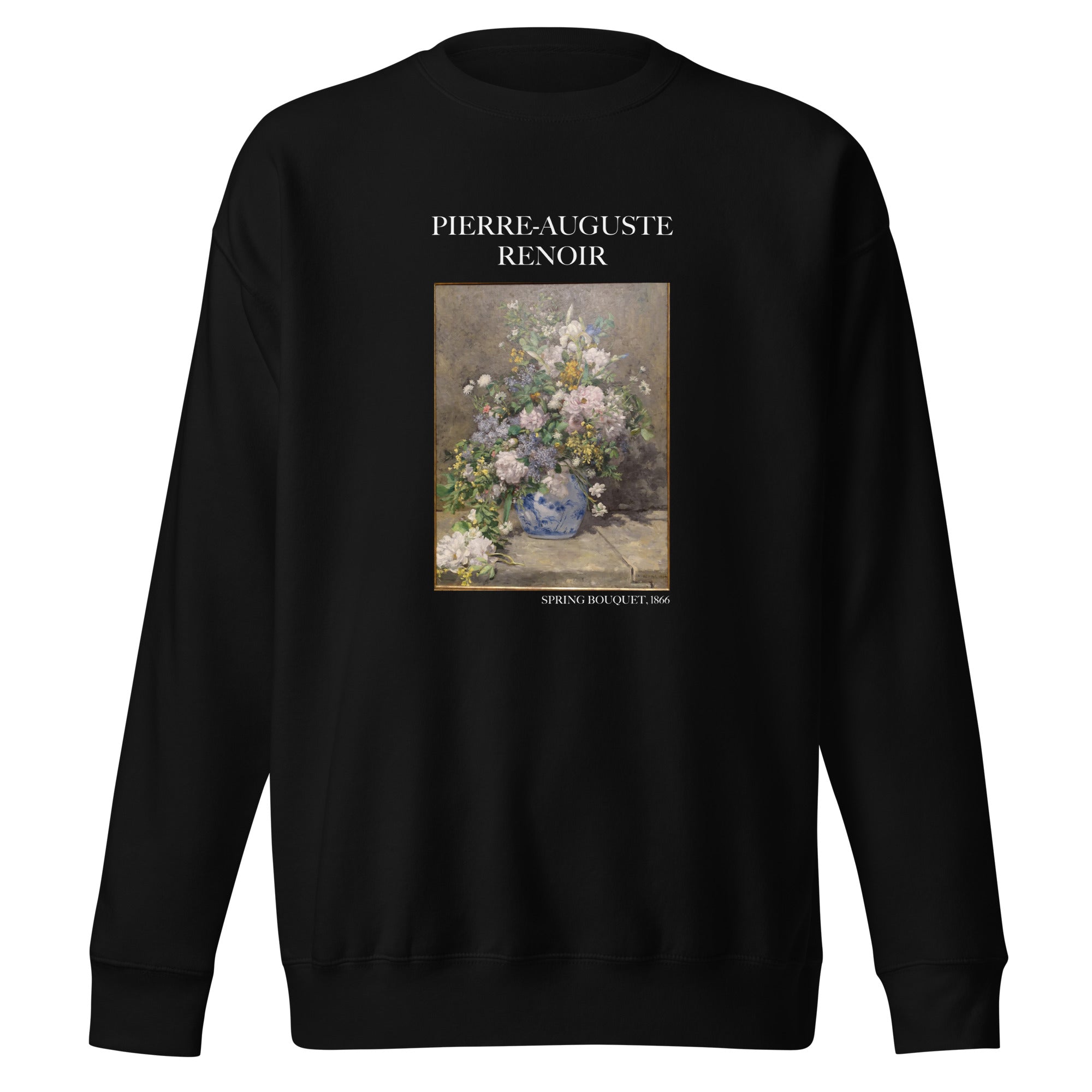 Pierre-Auguste Renoir 'Spring Bouquet' Famous Painting Sweatshirt | Unisex Premium Sweatshirt