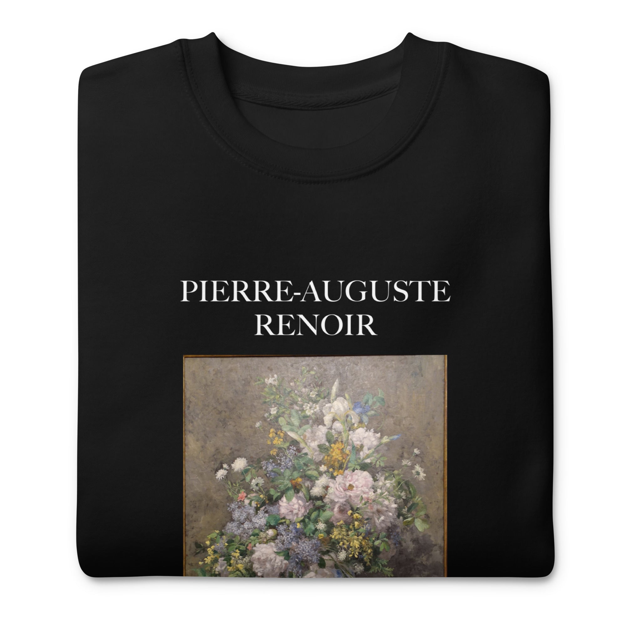 Pierre-Auguste Renoir 'Spring Bouquet' Famous Painting Sweatshirt | Unisex Premium Sweatshirt