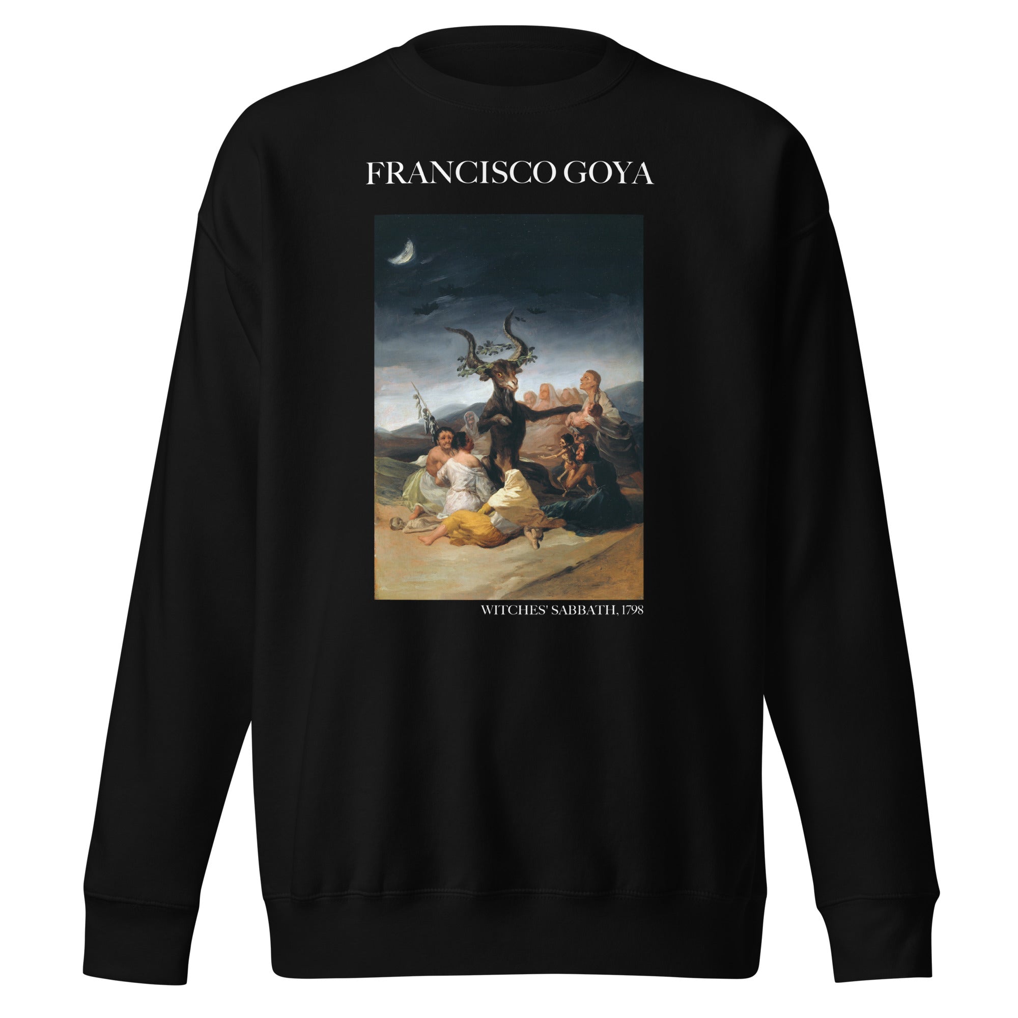Francisco Goya 'Hexensabbat' Berühmtes Gemälde Sweatshirt | Unisex Premium Sweatshirt