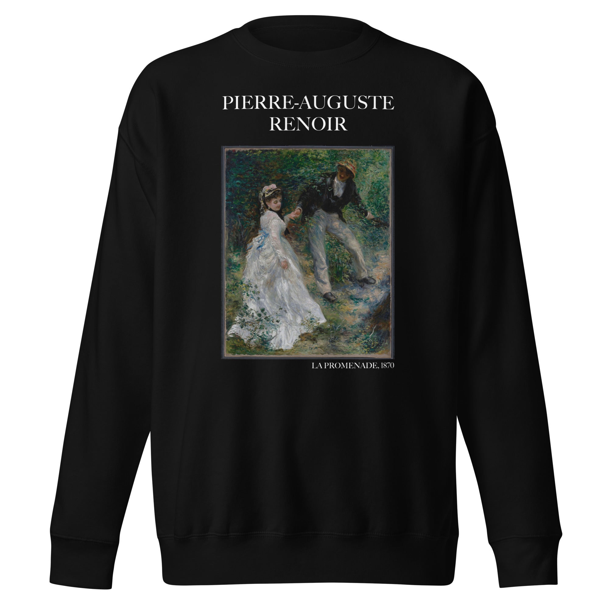 Sweatshirt mit berühmtem Gemälde „La Promenade“ von Pierre-Auguste Renoir, Unisex-Premium-Sweatshirt