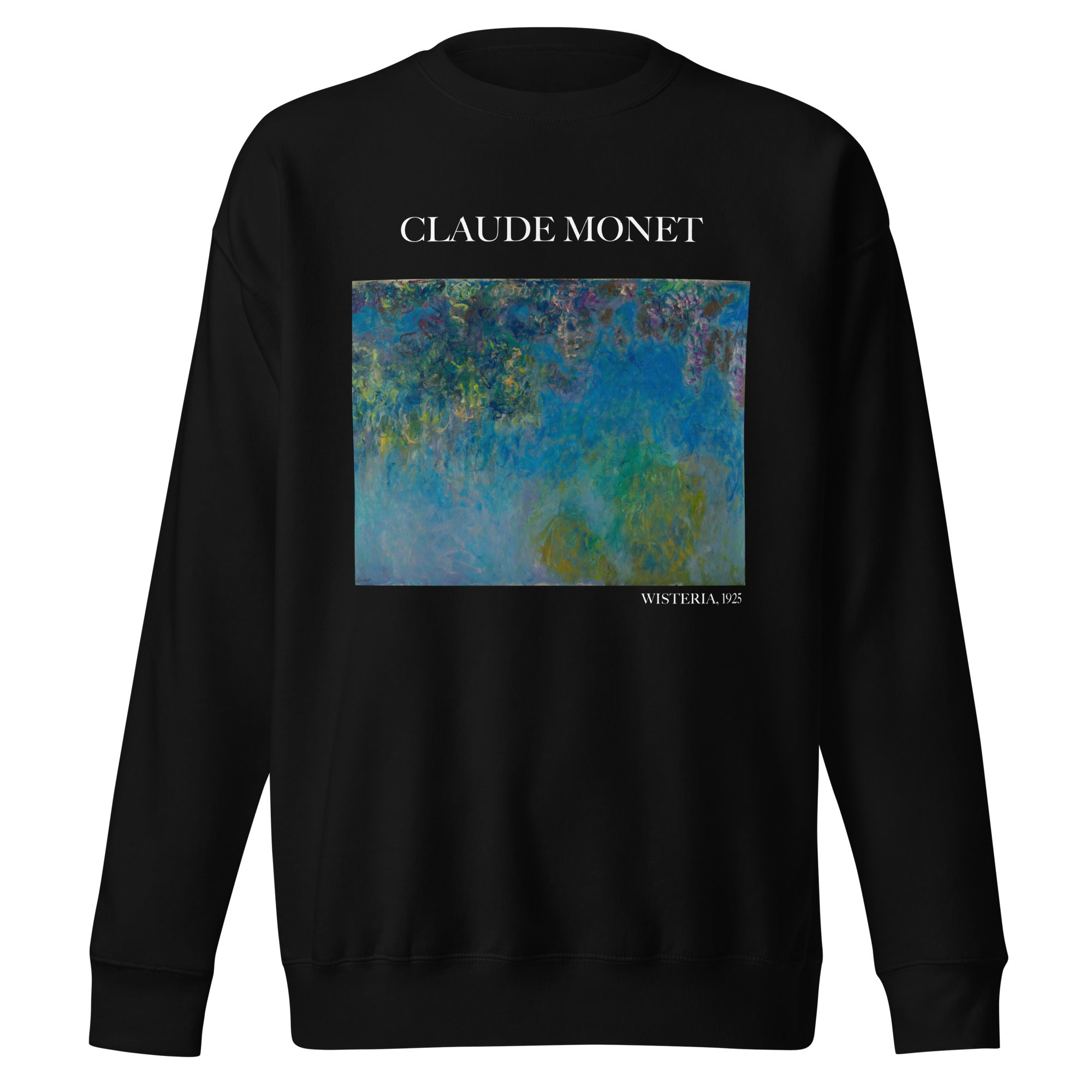 Claude Monet 'Wisteria' Famous Painting Sweatshirt | Unisex Premium Sweatshirt