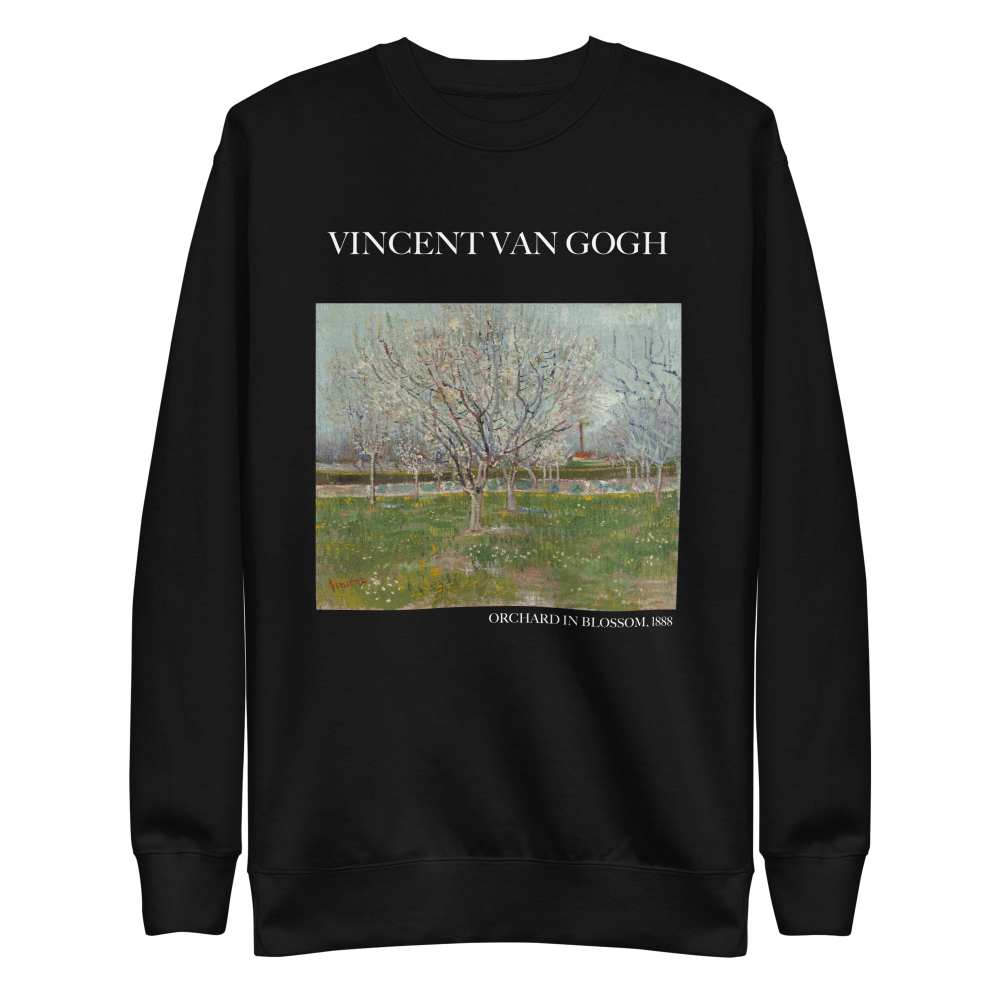 Vincent van Gogh 'Orchard in Blossom' Famous Painting Sweatshirt | Unisex Premium Sweatshirt