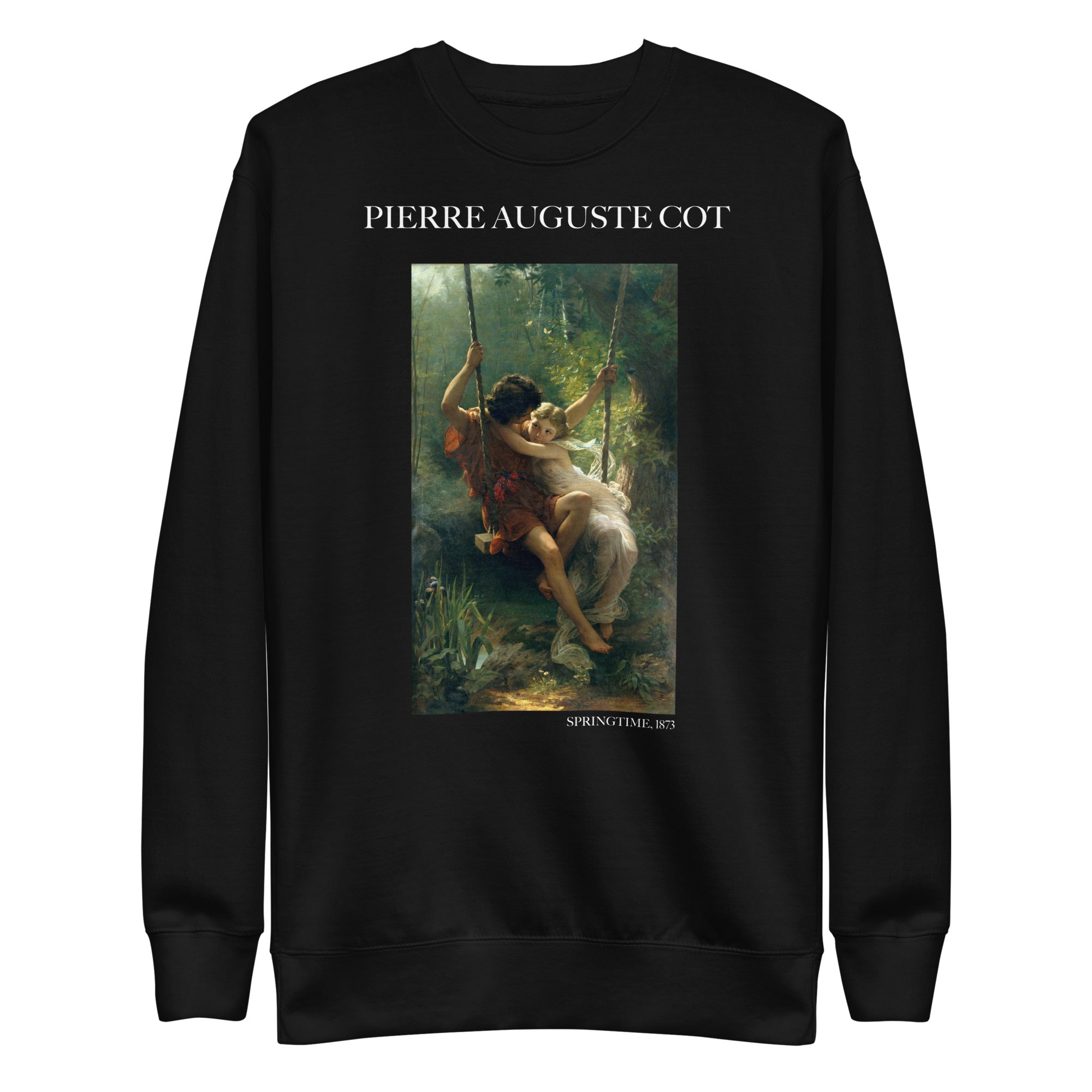 Sweatshirt mit berühmtem Gemälde „Frühling“ von Pierre Auguste Cot | Premium-Sweatshirt für Unisex