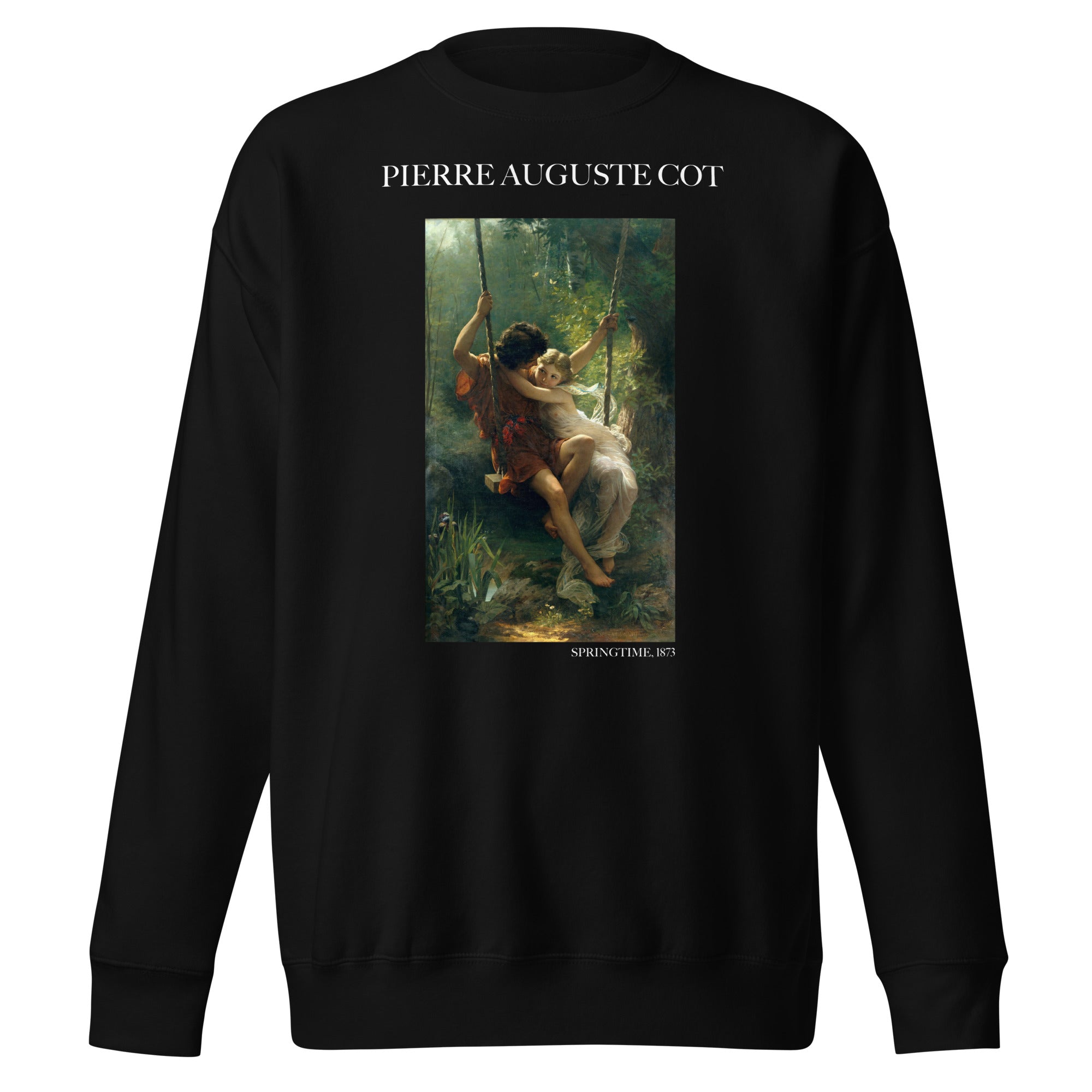 Sweatshirt mit berühmtem Gemälde „Frühling“ von Pierre Auguste Cot | Premium-Sweatshirt für Unisex