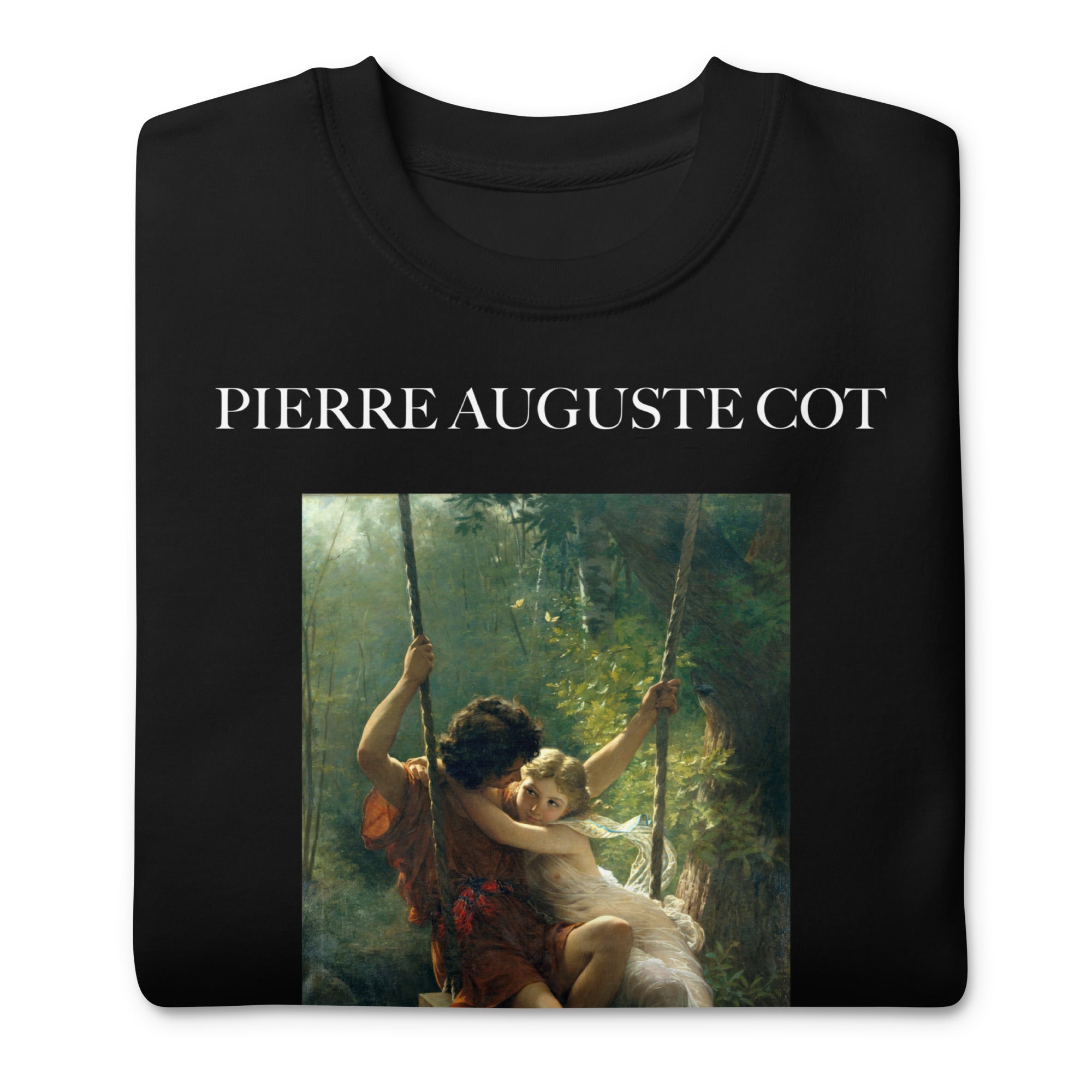 Sweatshirt mit berühmtem Gemälde „Frühling“ von Pierre Auguste Cot | Premium-Sweatshirt für Unisex